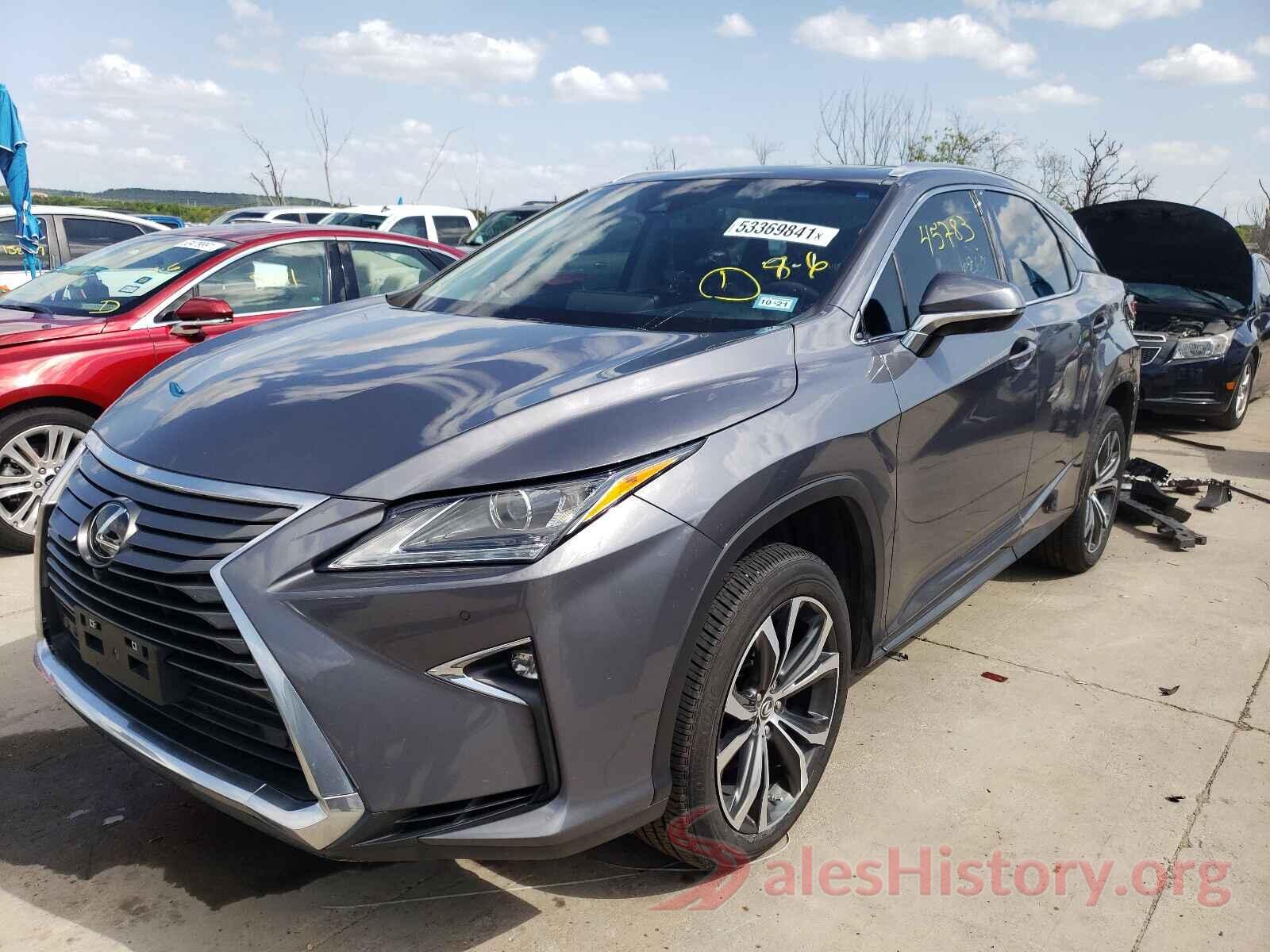 2T2ZZMCA2KC117494 2019 LEXUS RX350