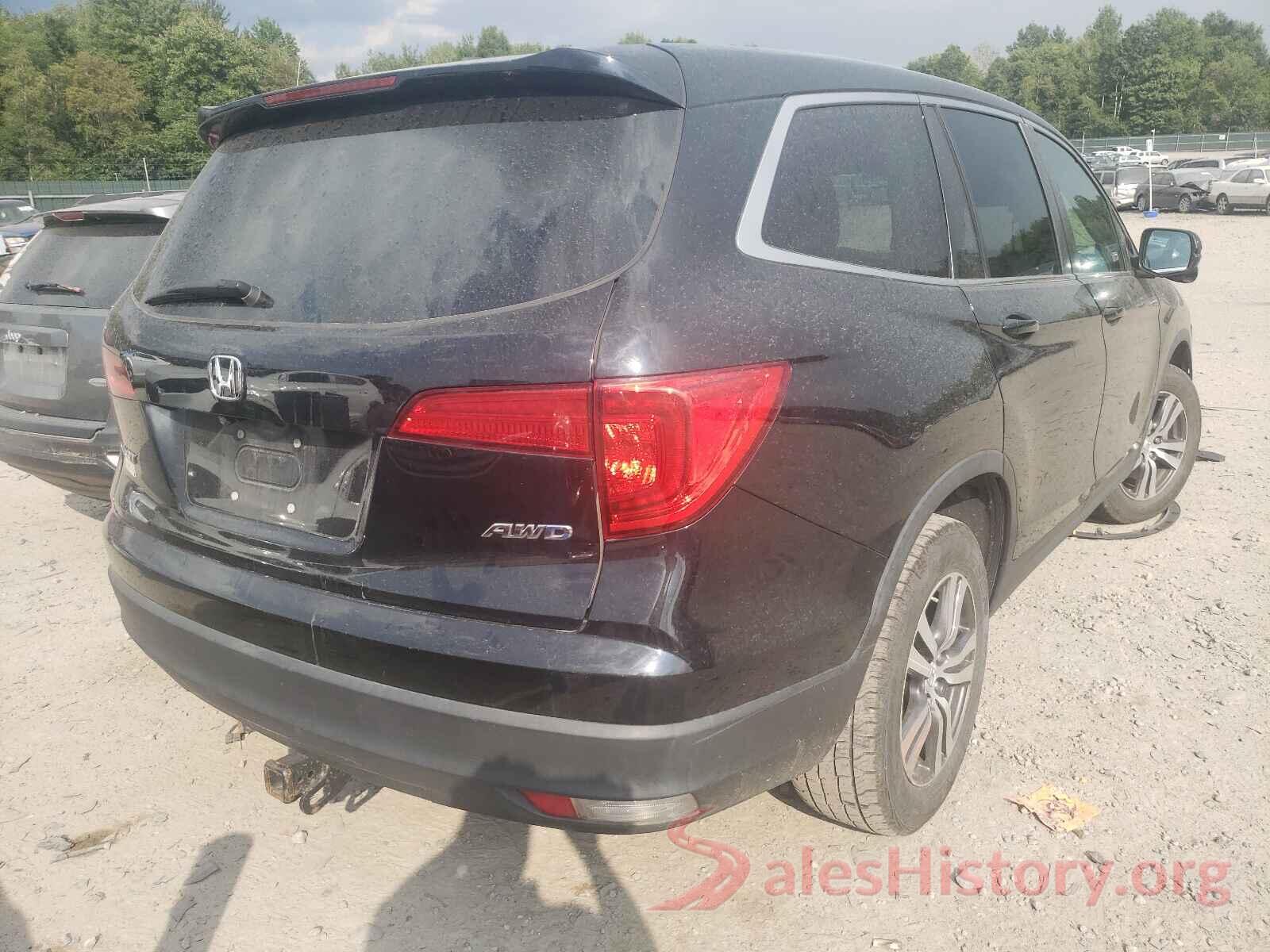 5FNYF6H50GB100874 2016 HONDA PILOT