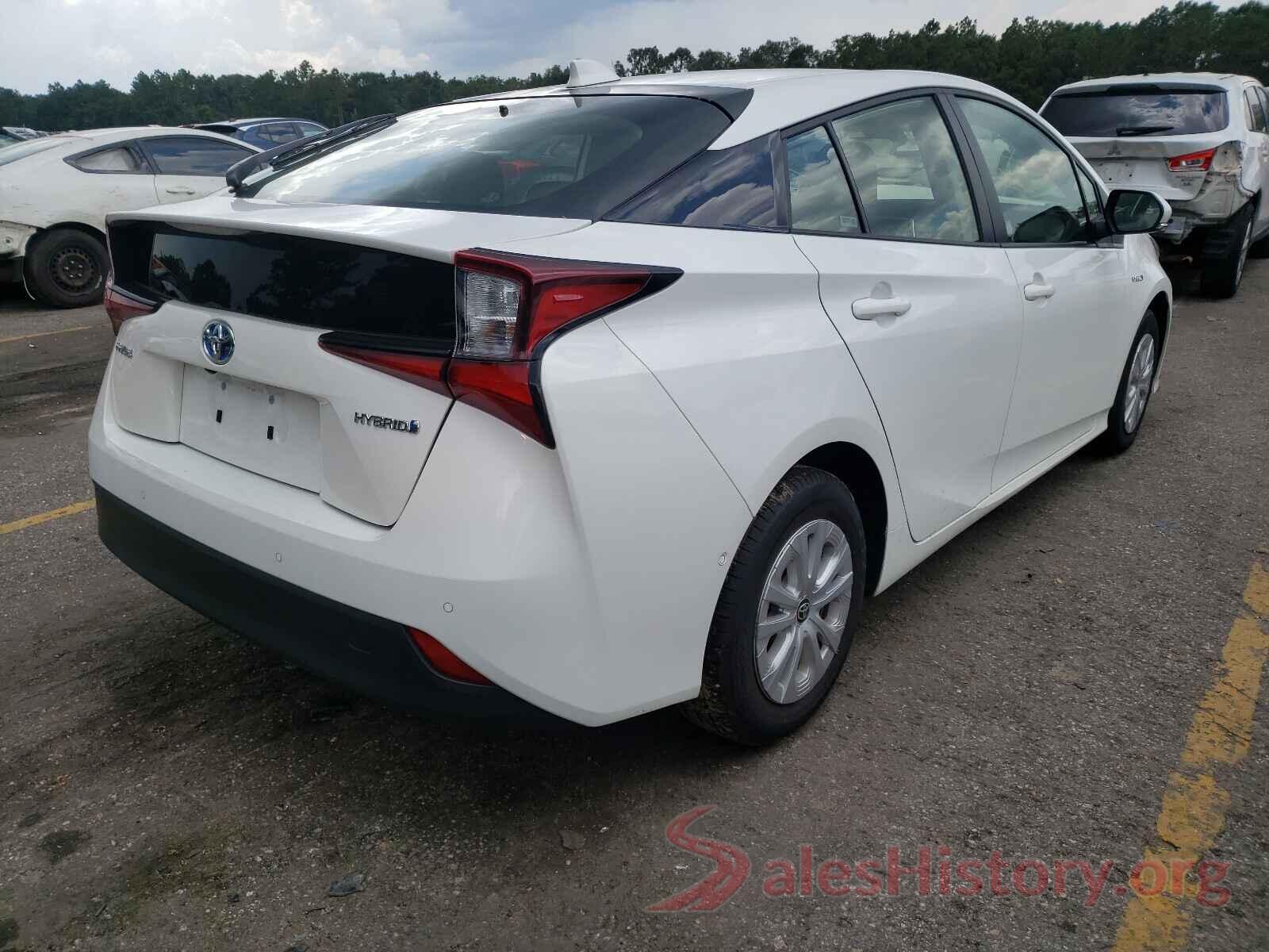 JTDKAMFU2M3140448 2021 TOYOTA PRIUS