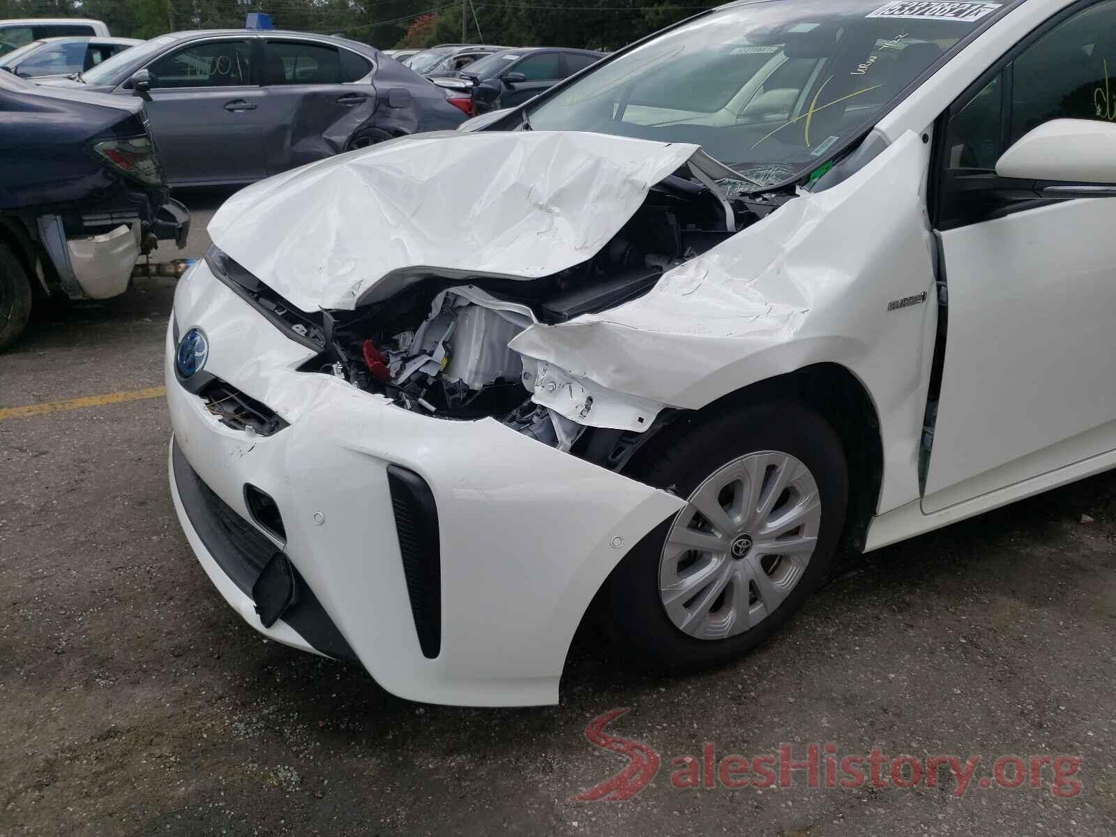 JTDKAMFU2M3140448 2021 TOYOTA PRIUS