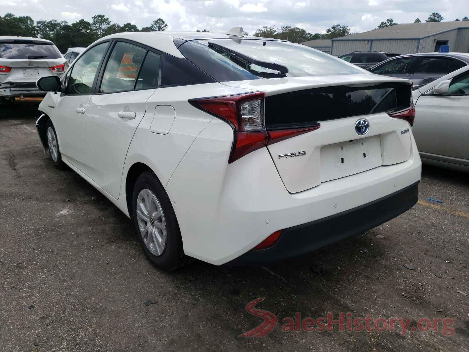 JTDKAMFU2M3140448 2021 TOYOTA PRIUS