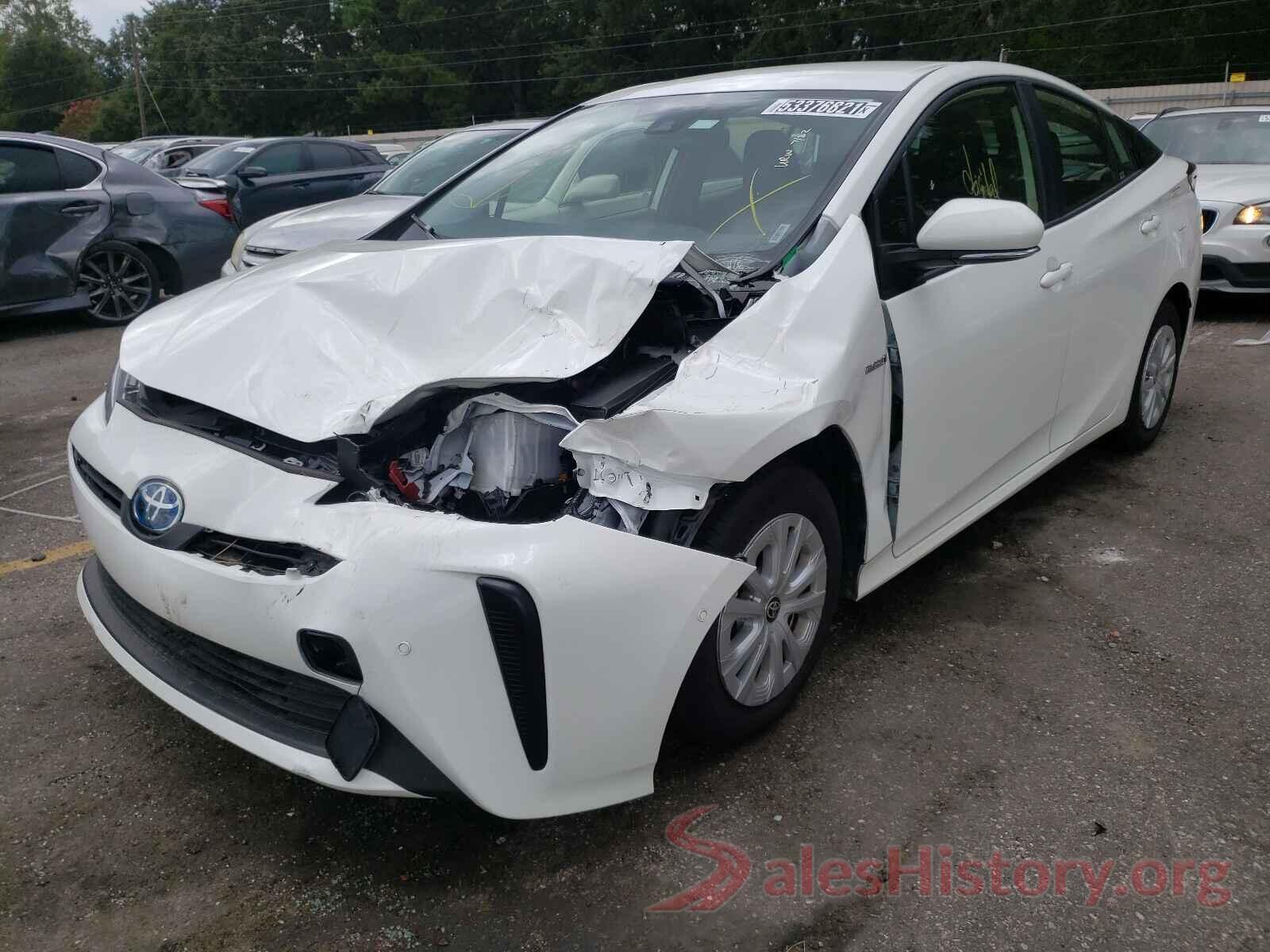 JTDKAMFU2M3140448 2021 TOYOTA PRIUS