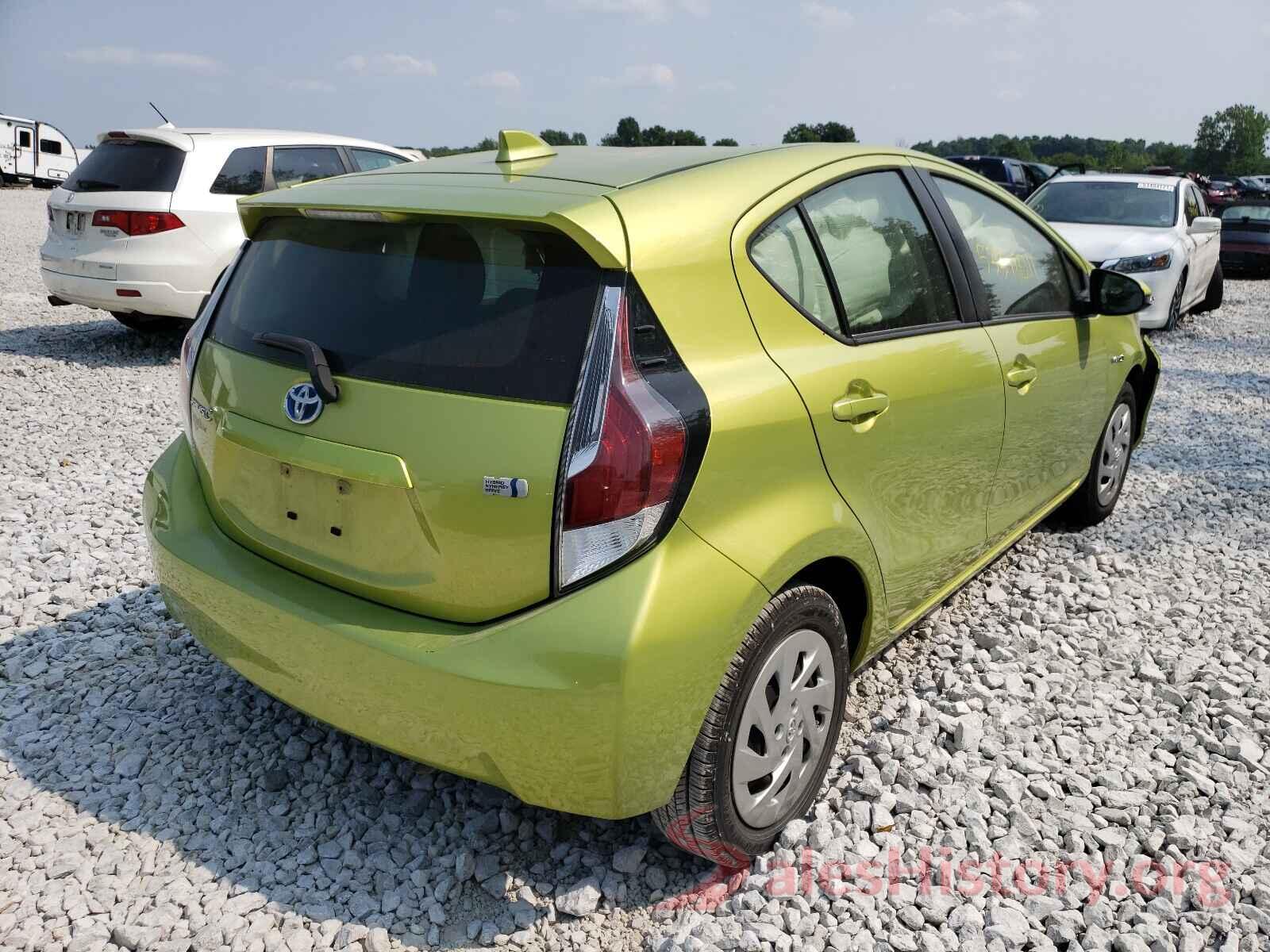 JTDKDTB31G1137541 2016 TOYOTA PRIUS