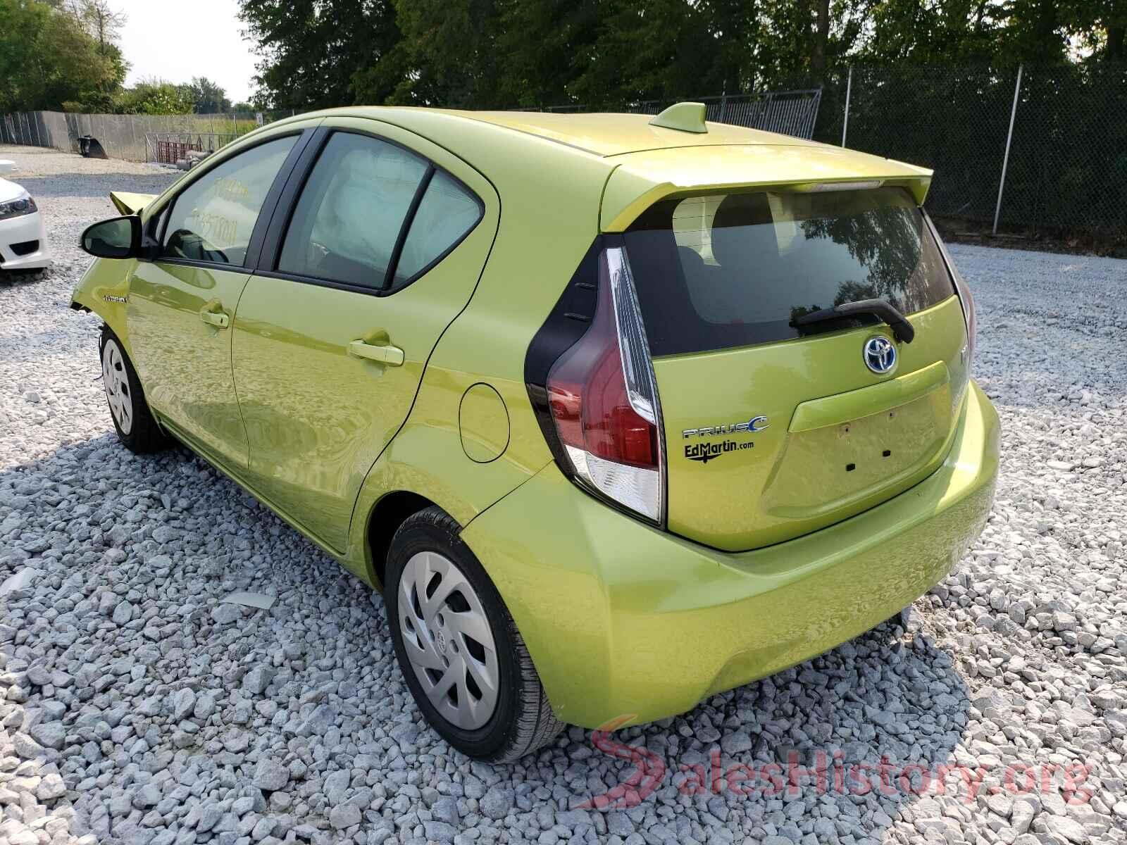 JTDKDTB31G1137541 2016 TOYOTA PRIUS