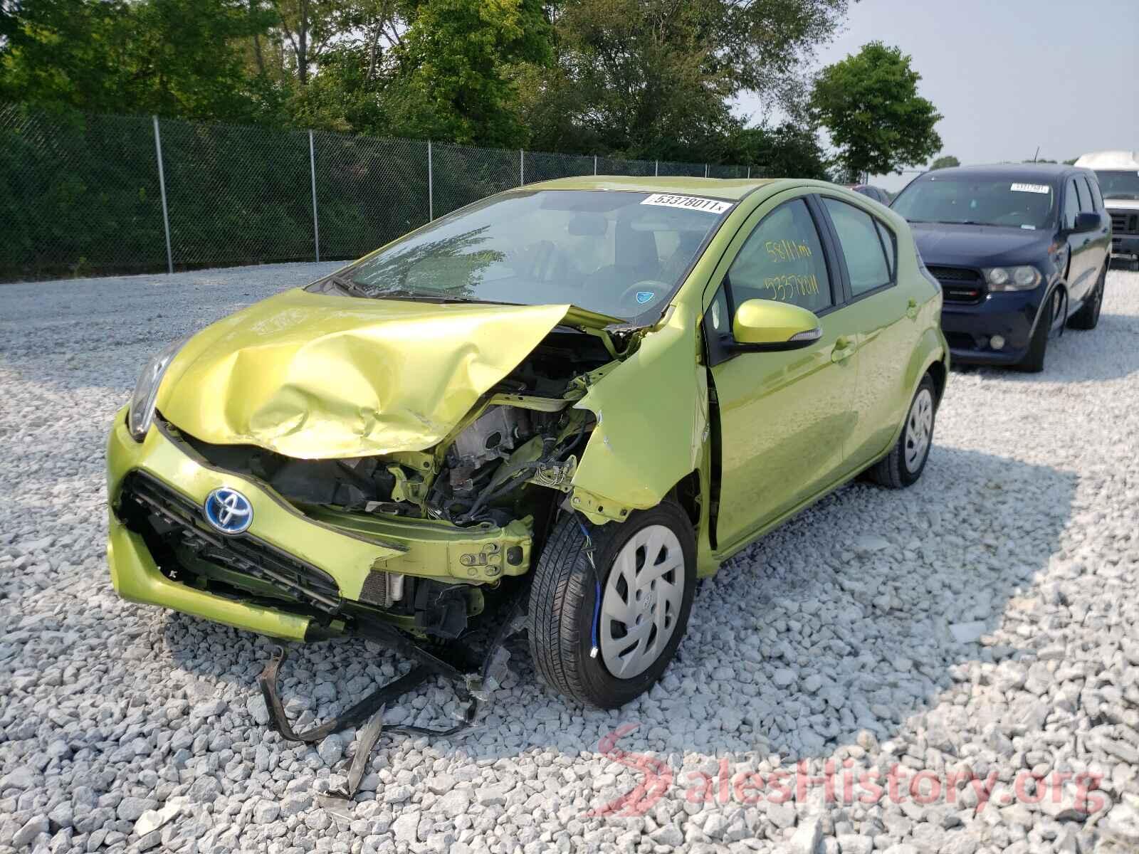 JTDKDTB31G1137541 2016 TOYOTA PRIUS