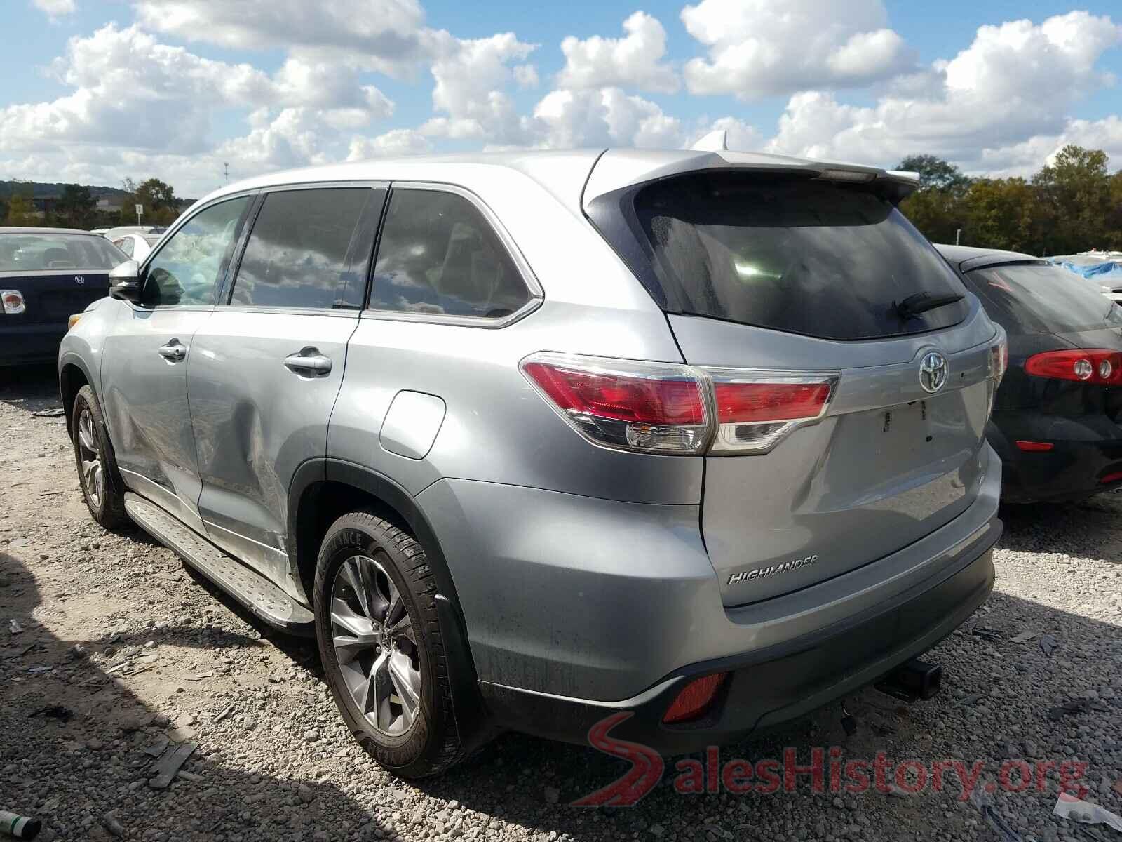 5TDZKRFH1GS149771 2016 TOYOTA HIGHLANDER