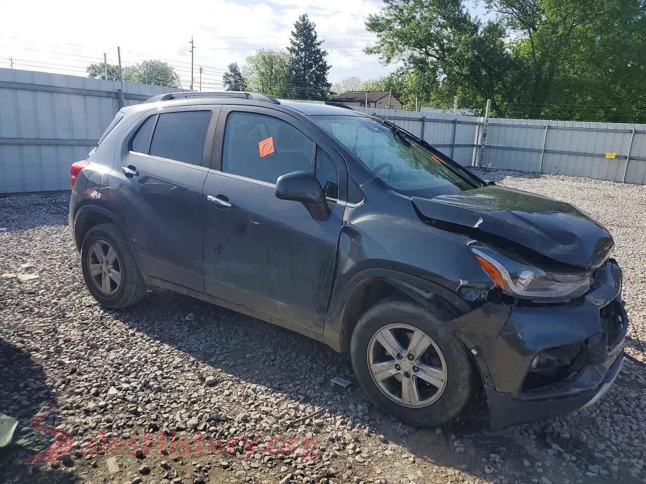 2020 CHEVROLET TRAX VIN 3GNCJPSB1LL269060, rear 3/4 view