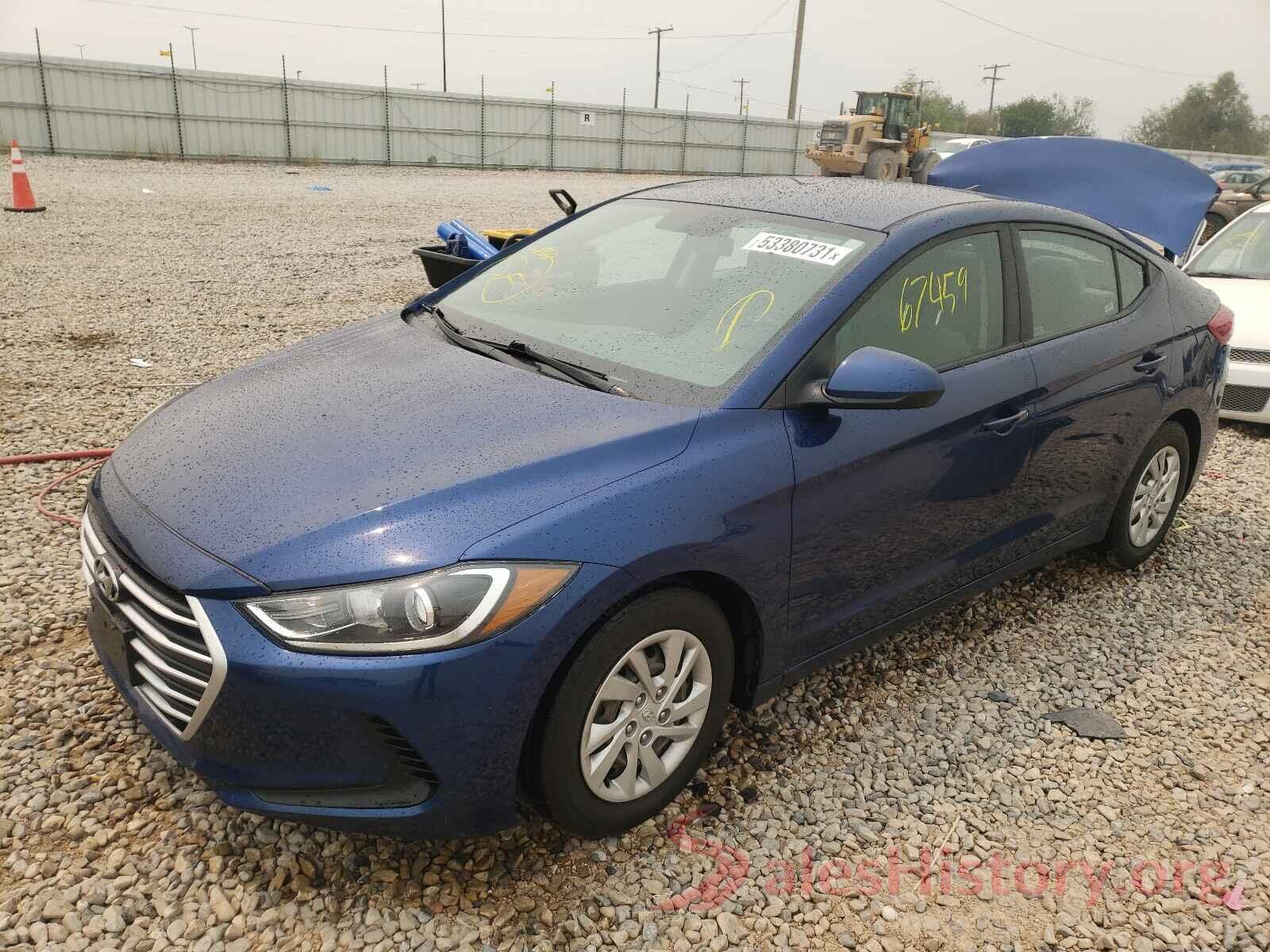 5NPD74LF3HH165690 2017 HYUNDAI ELANTRA