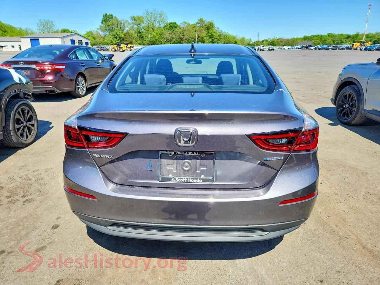 2020 HONDA INSIGHT VIN 19XZE4F51LE010504, left side view