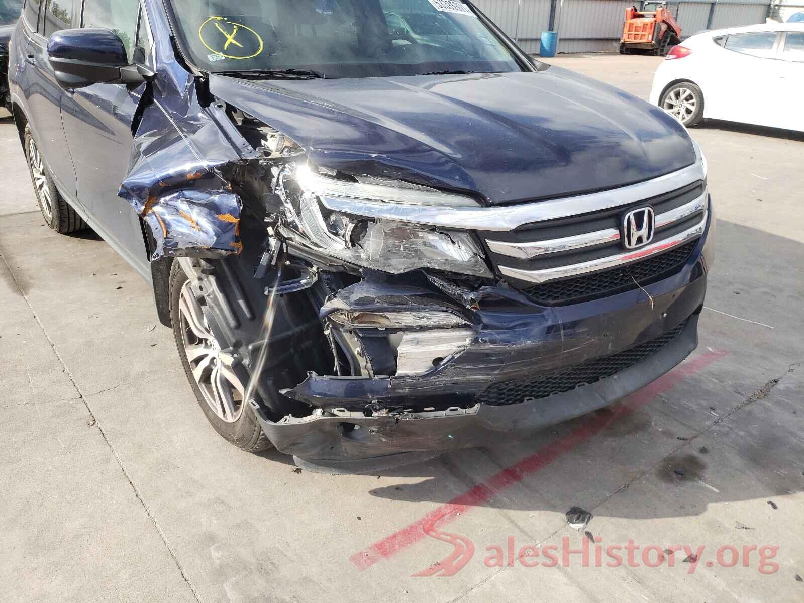 5FNYF5H3XGB004954 2016 HONDA PILOT