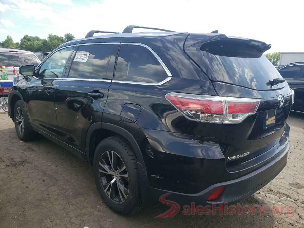 5TDJKRFH1GS251729 2016 TOYOTA HIGHLANDER