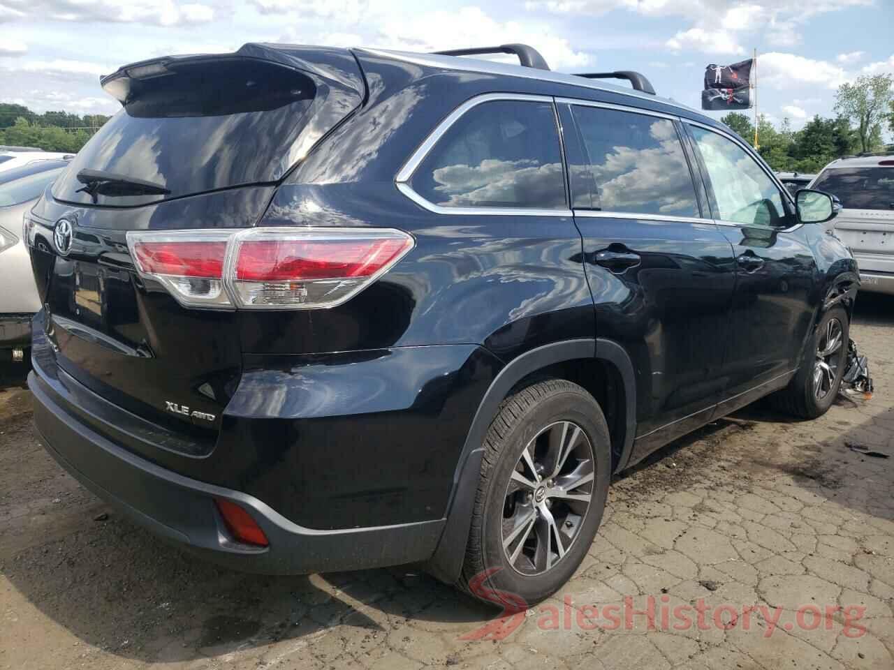 5TDJKRFH1GS251729 2016 TOYOTA HIGHLANDER