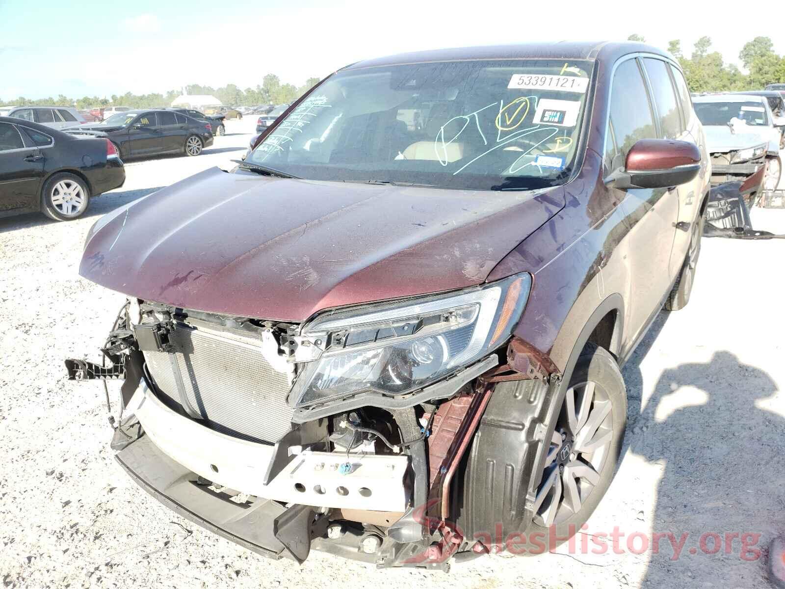 5FNYF5H5XLB007462 2020 HONDA PILOT