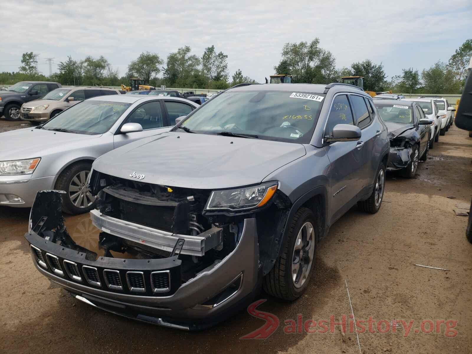 3C4NJDCB2KT816835 2019 JEEP COMPASS