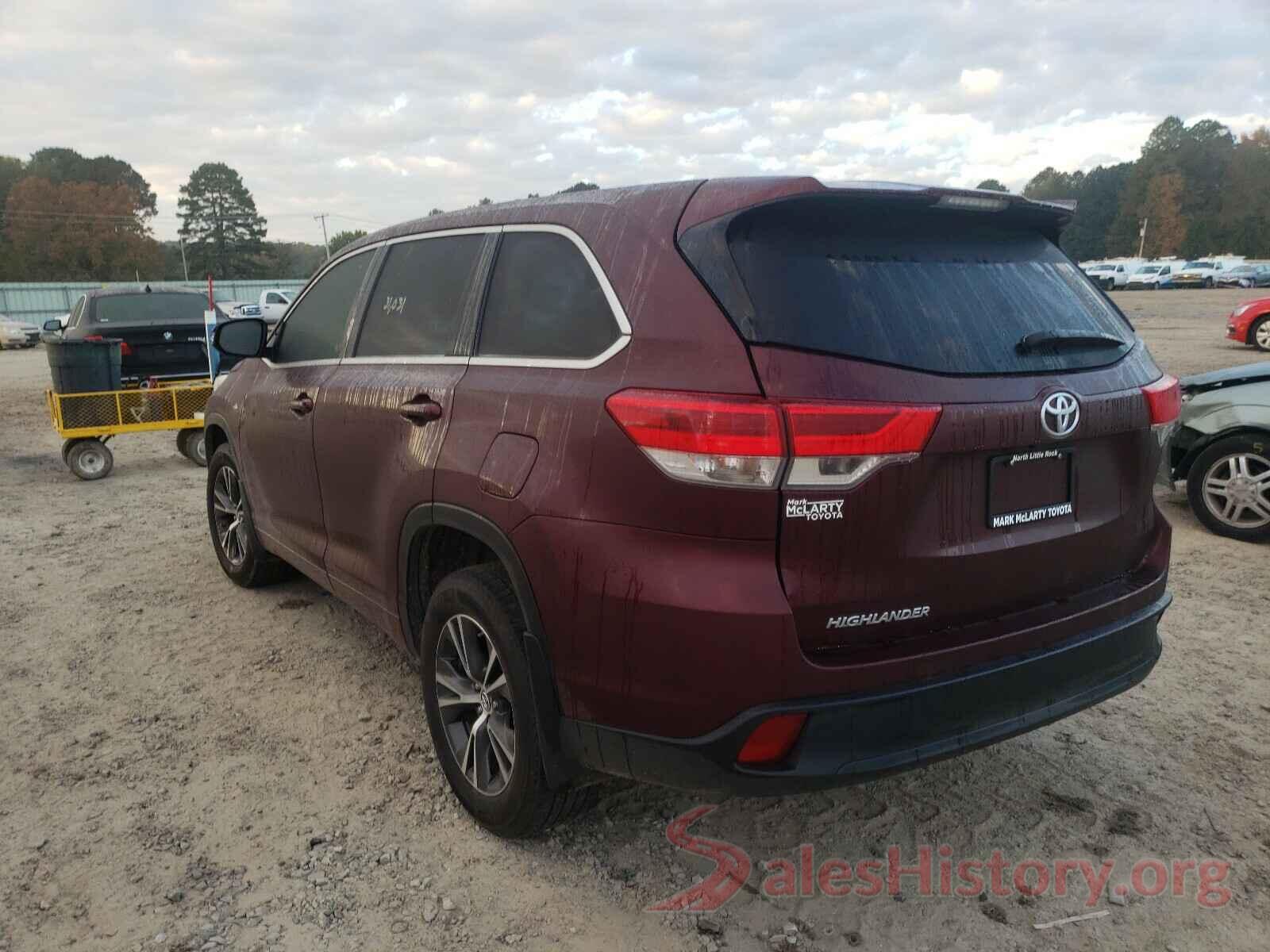 5TDZZRFH7JS283655 2018 TOYOTA HIGHLANDER