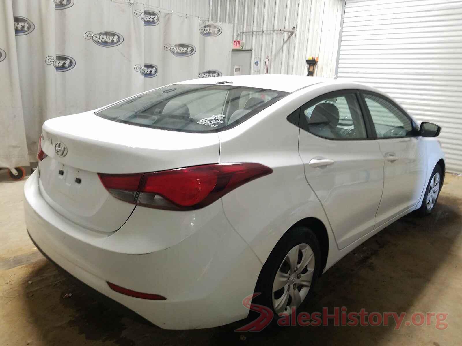 5NPDH4AE3GH737461 2016 HYUNDAI ELANTRA