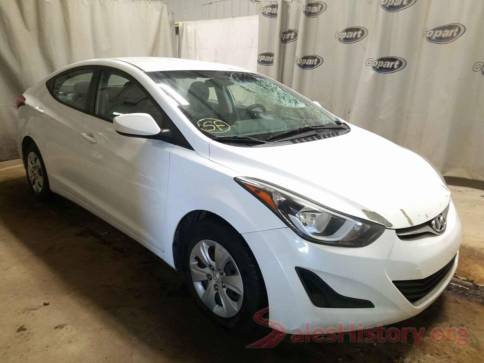 5NPDH4AE3GH737461 2016 HYUNDAI ELANTRA