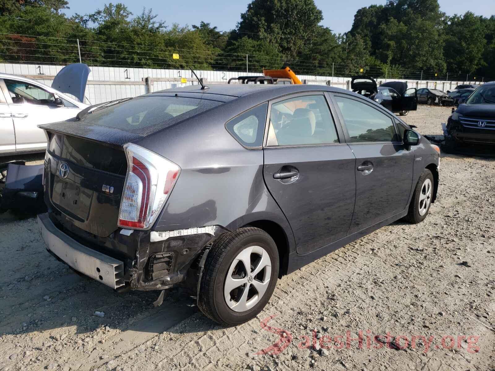 JTDKN3DU1F0453724 2015 TOYOTA PRIUS