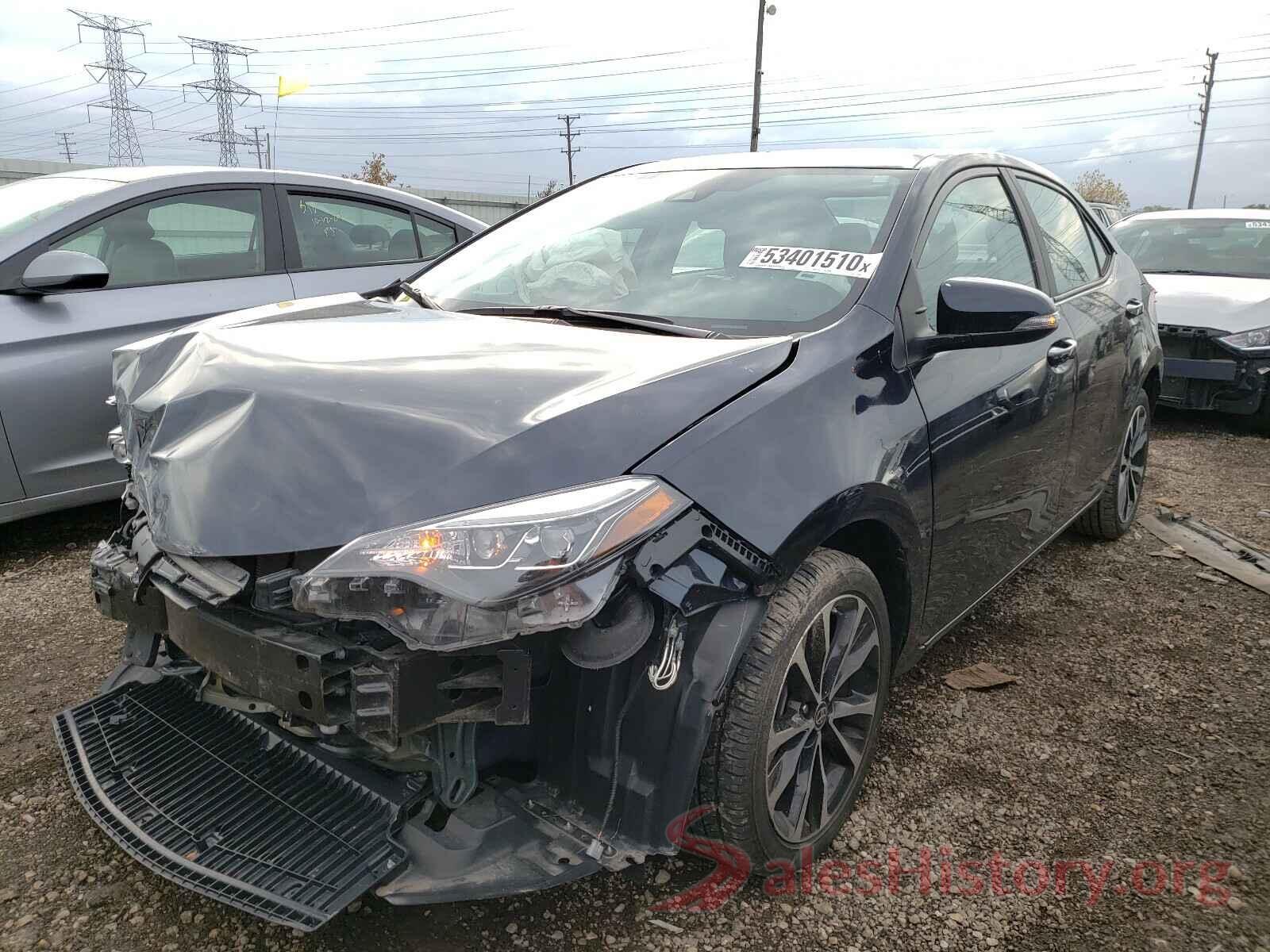 2T1BURHE2KC157006 2019 TOYOTA COROLLA