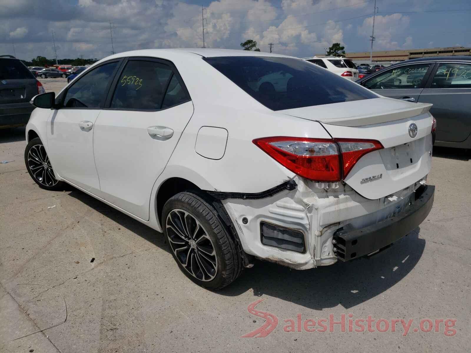 2T1BURHEXGC673590 2016 TOYOTA COROLLA