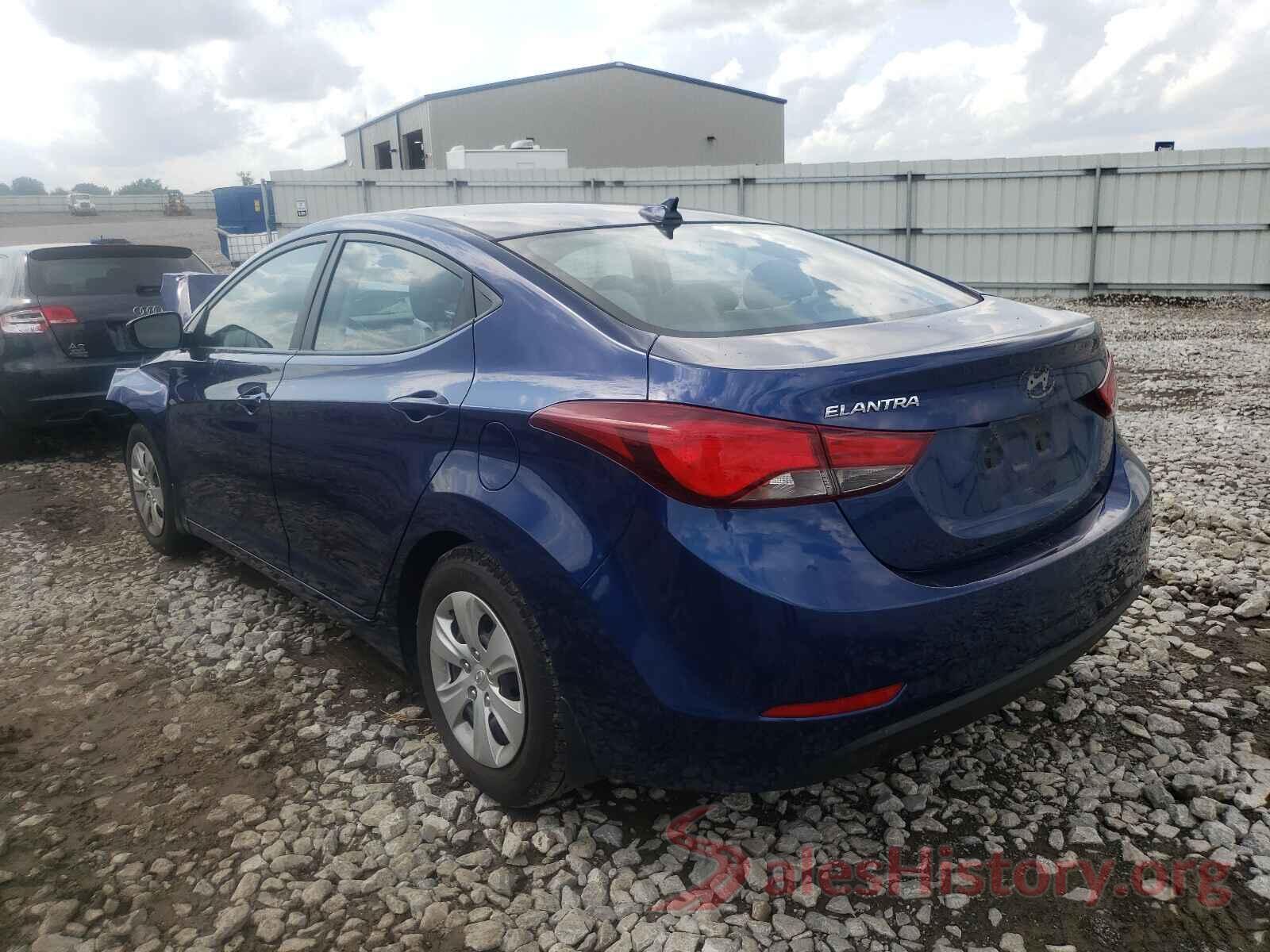 5NPDH4AE7GH718976 2016 HYUNDAI ELANTRA