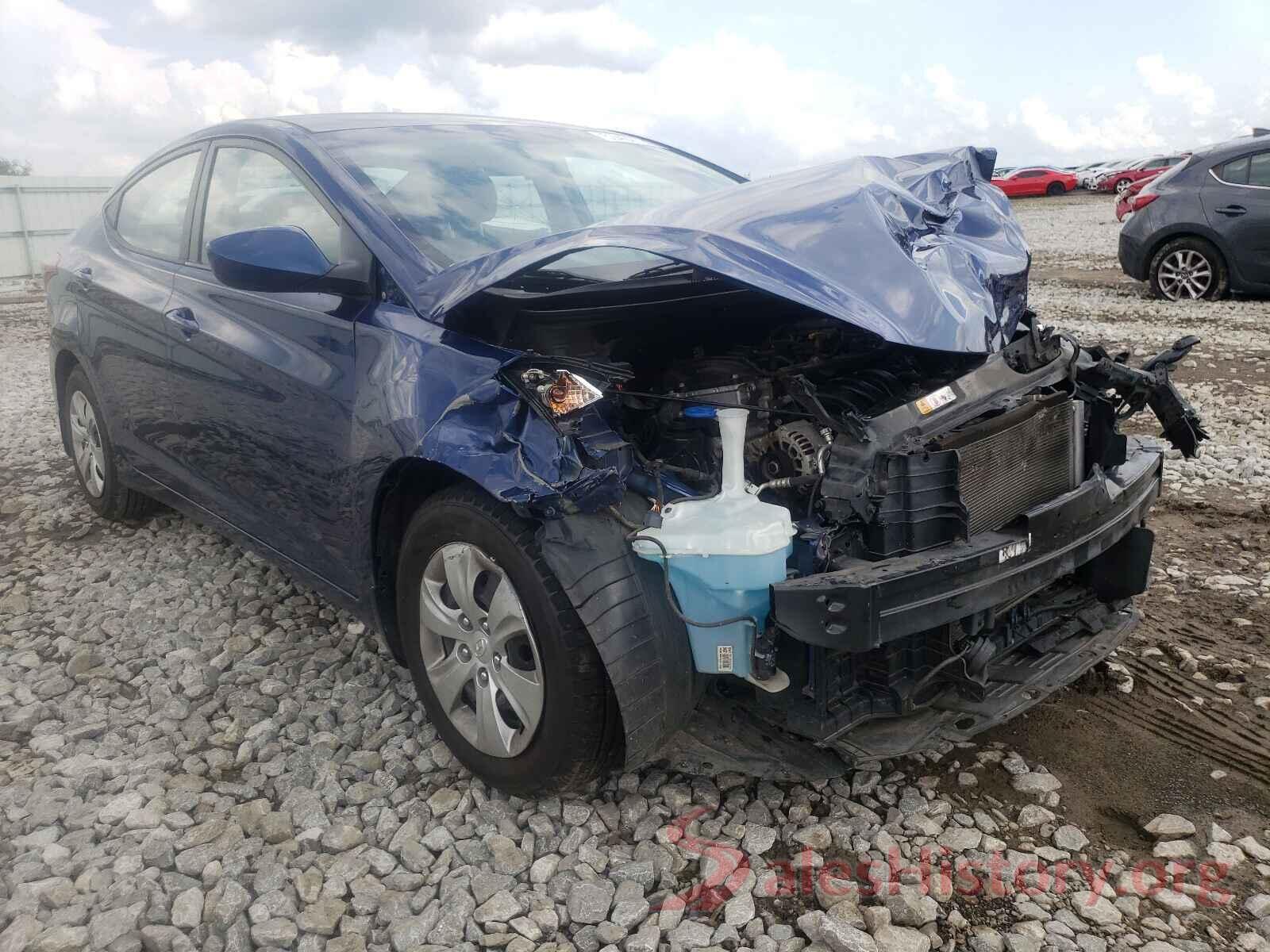 5NPDH4AE7GH718976 2016 HYUNDAI ELANTRA