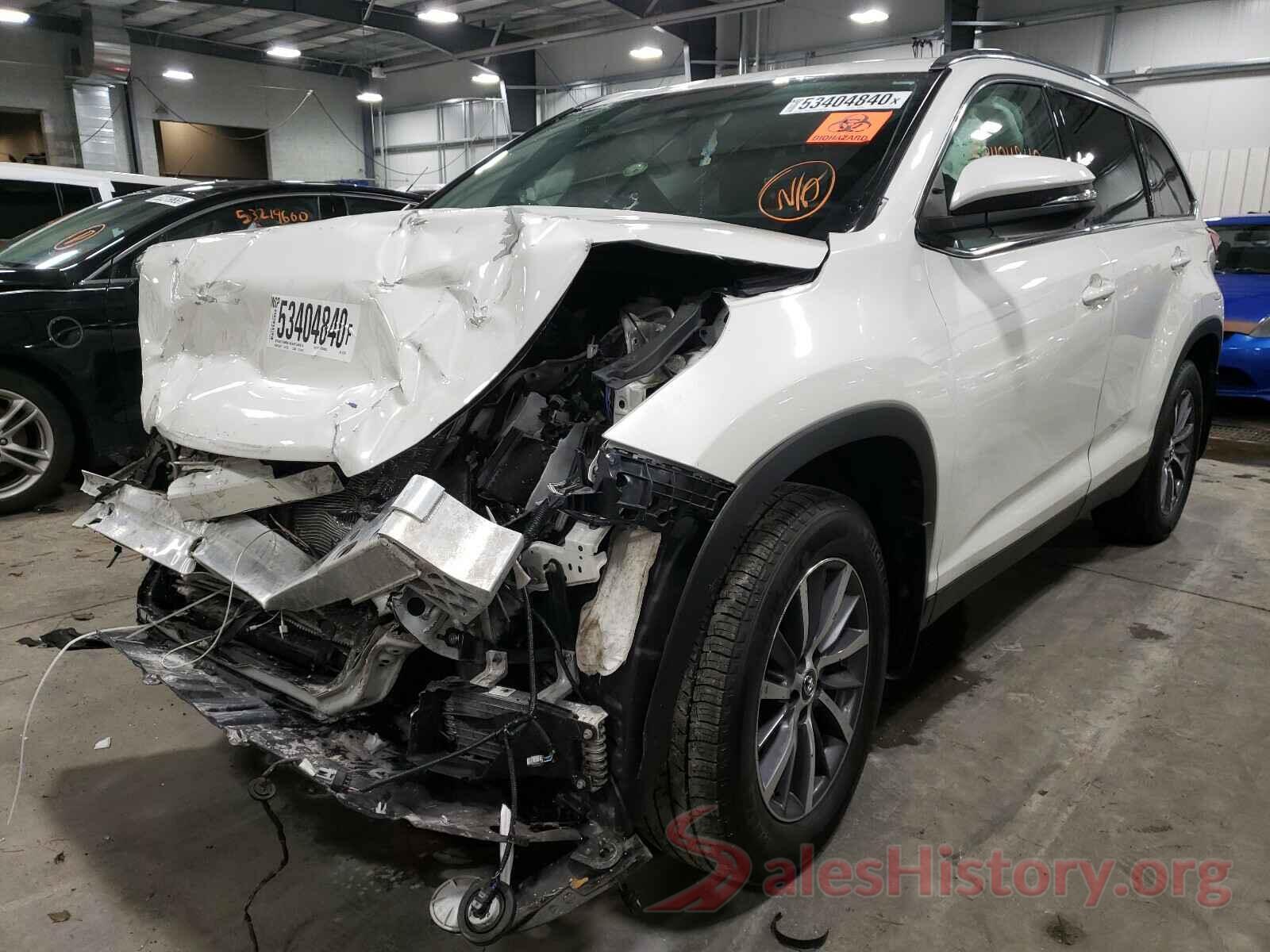 5TDJZRFH5KS576792 2019 TOYOTA HIGHLANDER