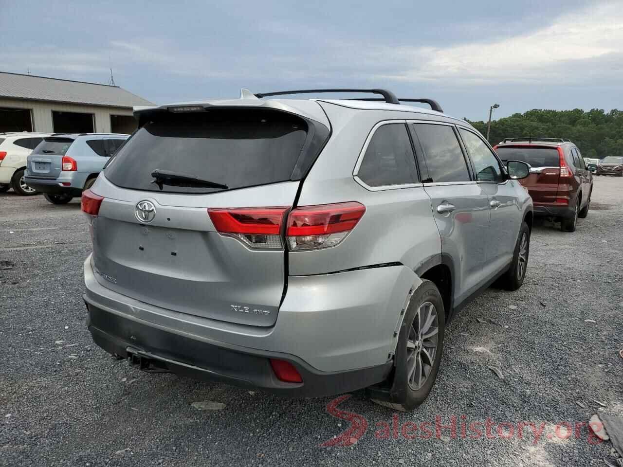 5TDJZRFH3KS715186 2019 TOYOTA HIGHLANDER