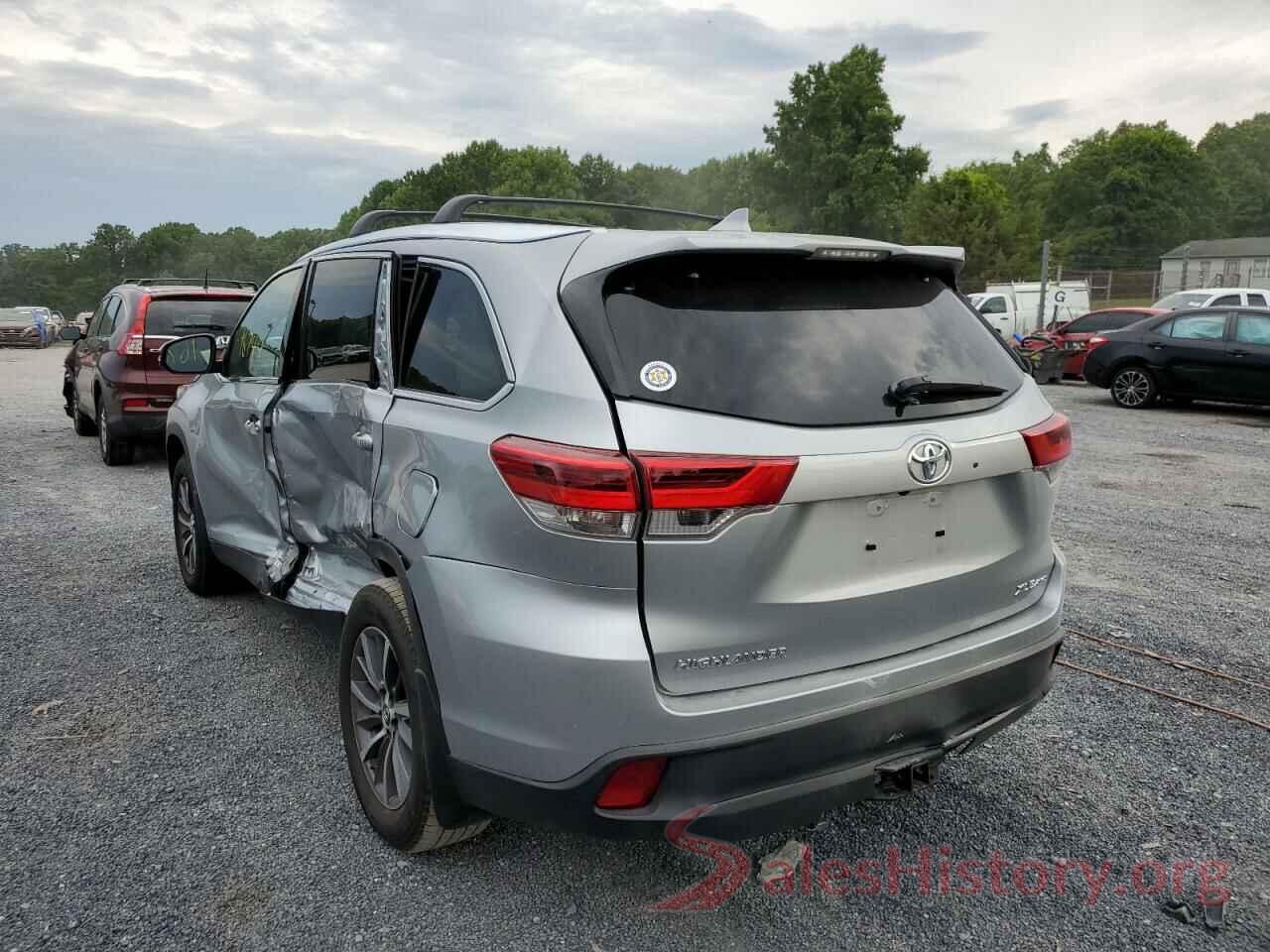 5TDJZRFH3KS715186 2019 TOYOTA HIGHLANDER