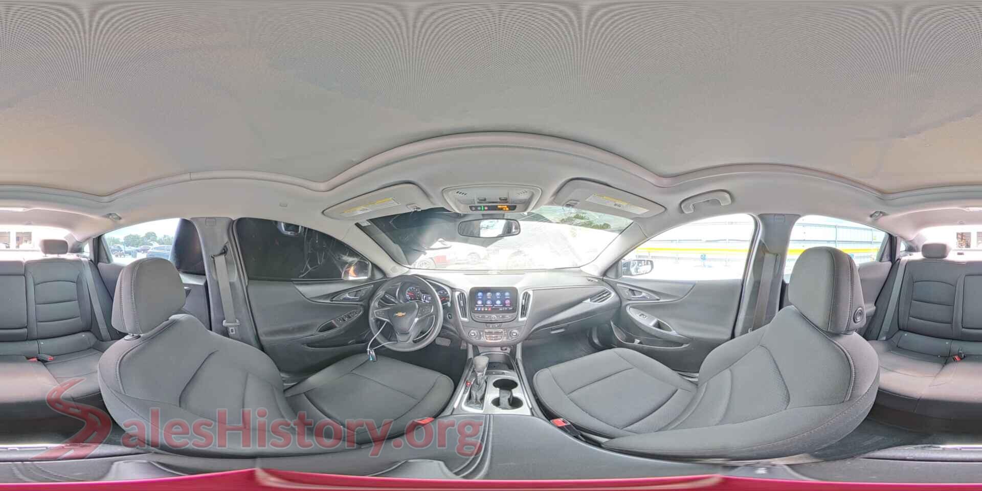 2021 CHEVROLET MALIBU VIN 1G1ZD5STXMF027105, damage close-up