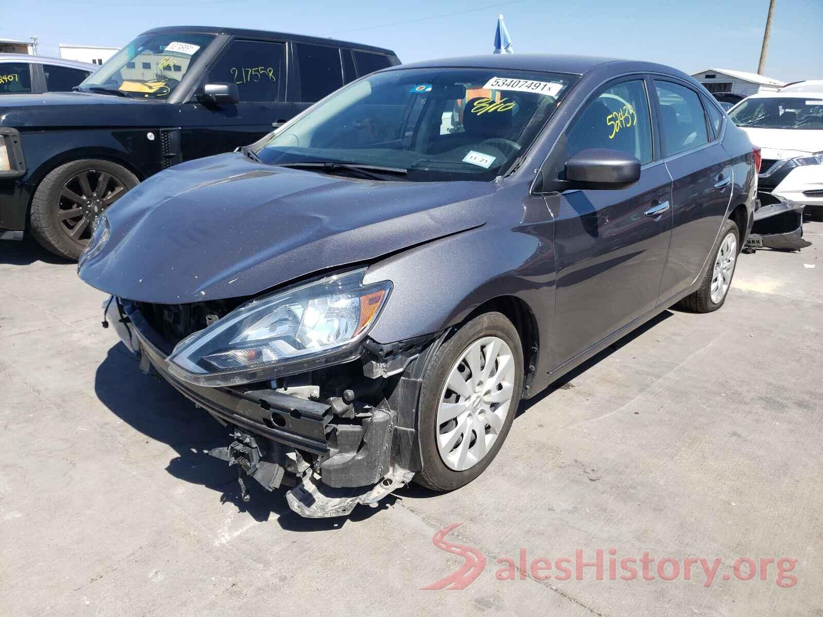 3N1AB7AP2KY351605 2019 NISSAN SENTRA