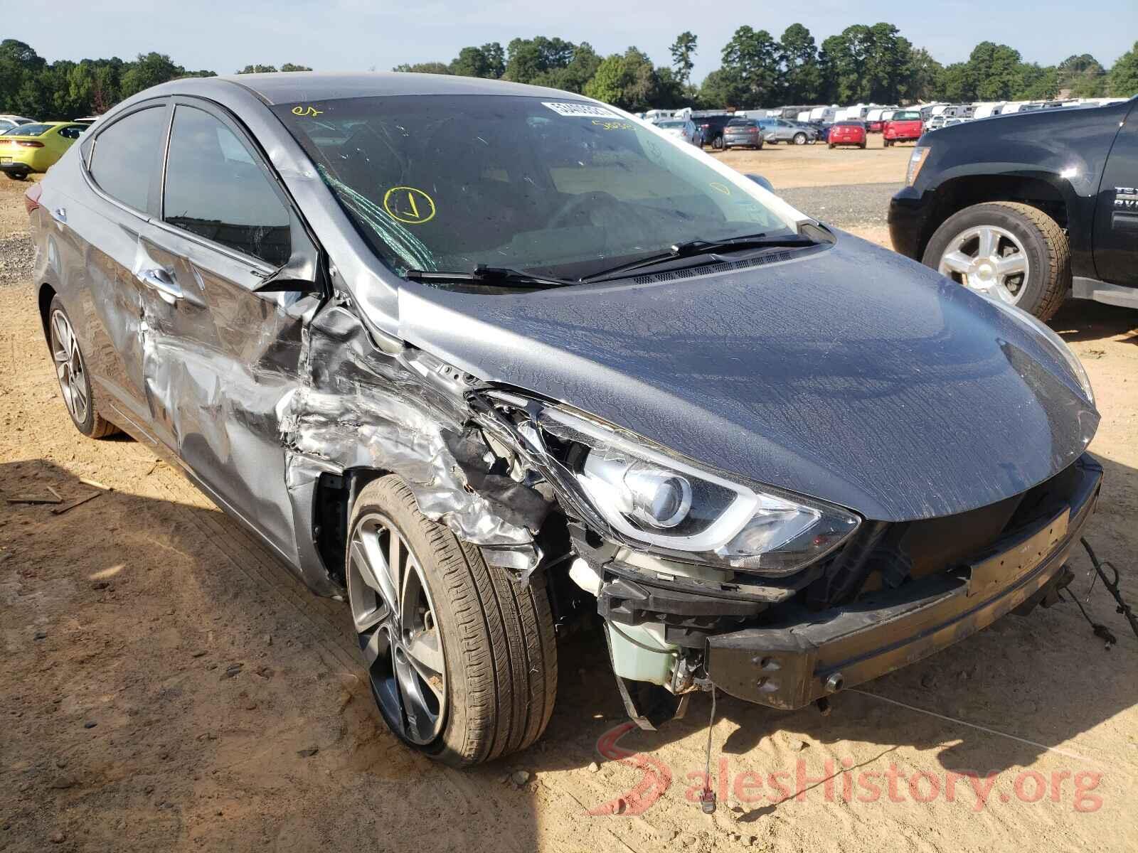 KMHDH4AE6GU635038 2016 HYUNDAI ELANTRA