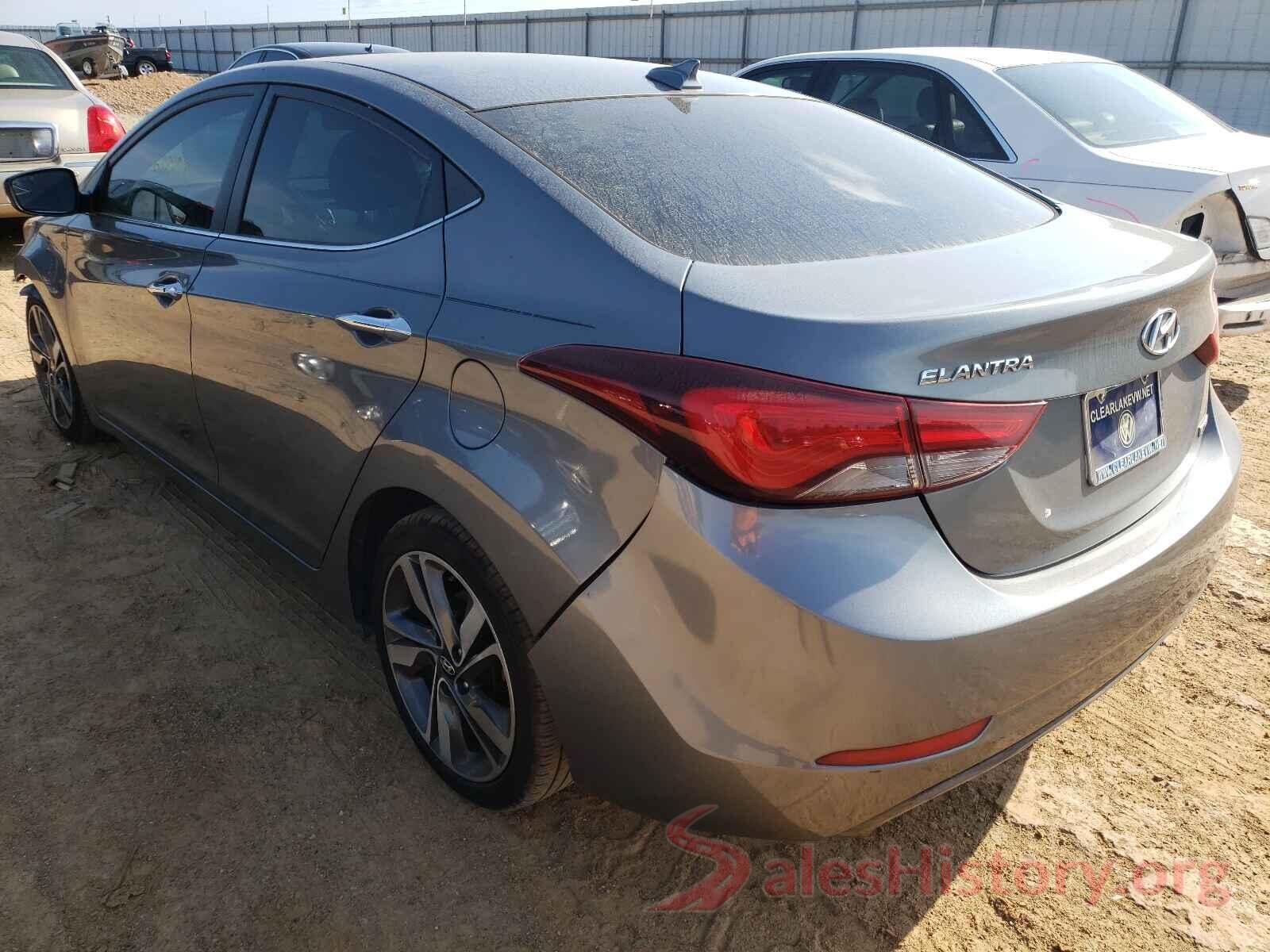 KMHDH4AE6GU635038 2016 HYUNDAI ELANTRA