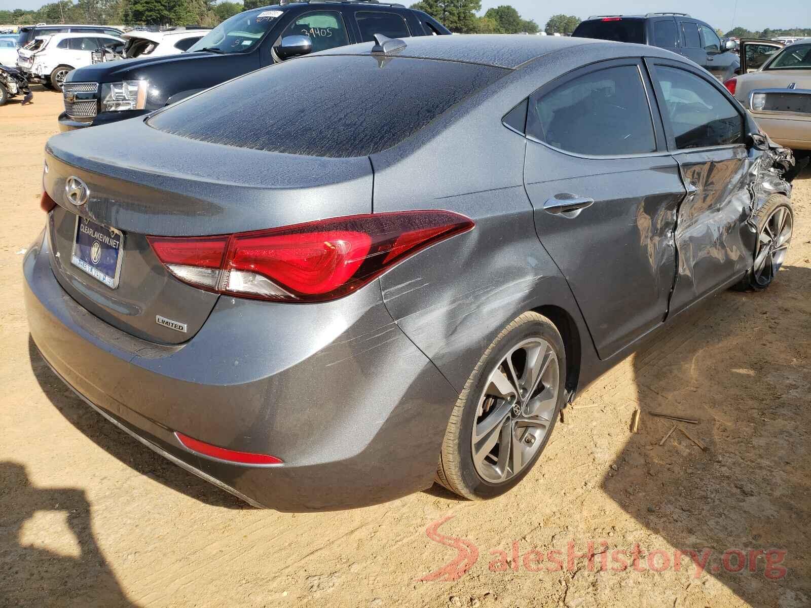 KMHDH4AE6GU635038 2016 HYUNDAI ELANTRA