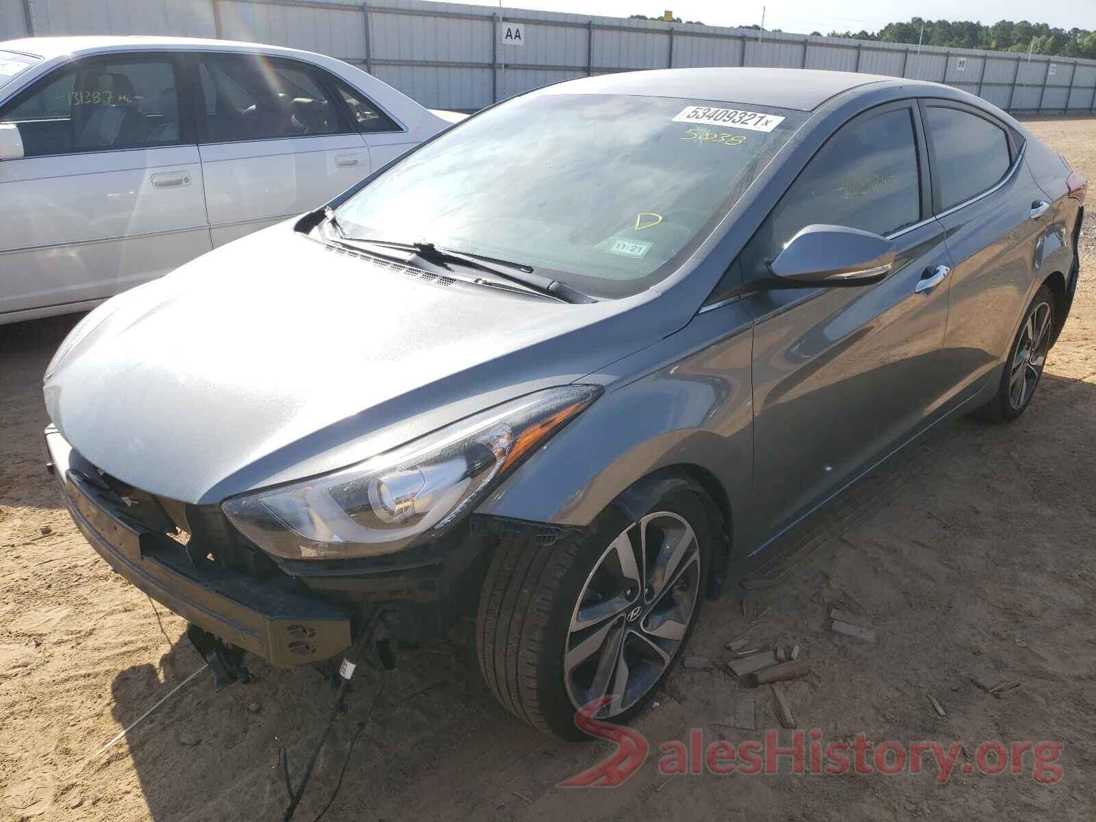 KMHDH4AE6GU635038 2016 HYUNDAI ELANTRA