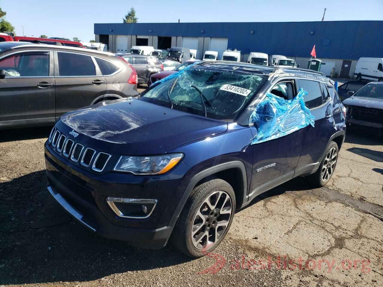 3C4NJDCB0KT741505 2019 JEEP COMPASS