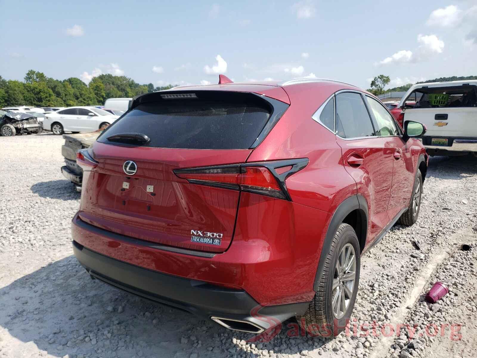 JTJDARBZ2L5016087 2020 LEXUS NX