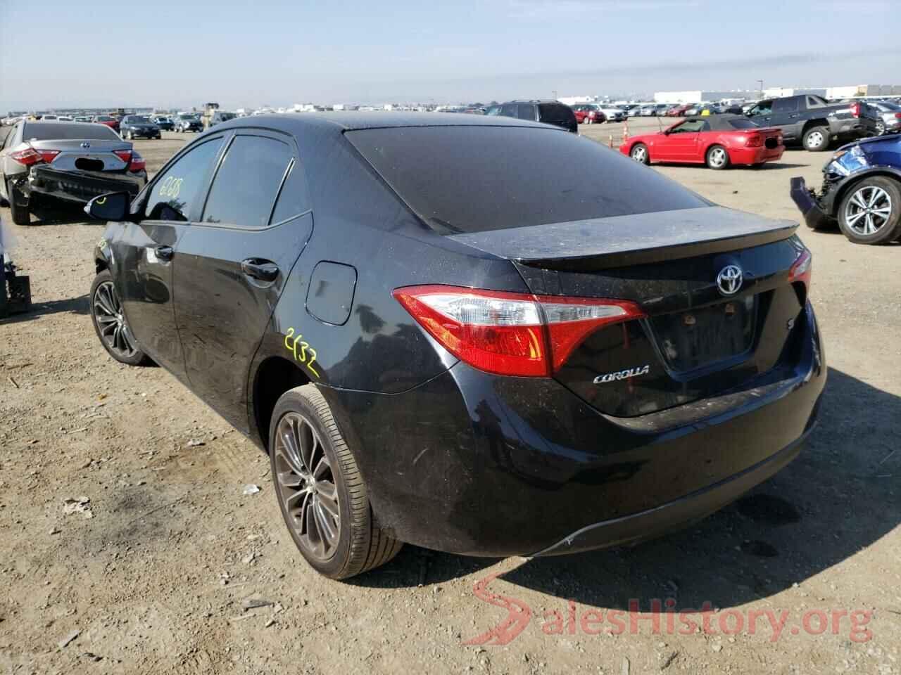 5YFBURHE7GP485612 2016 TOYOTA COROLLA