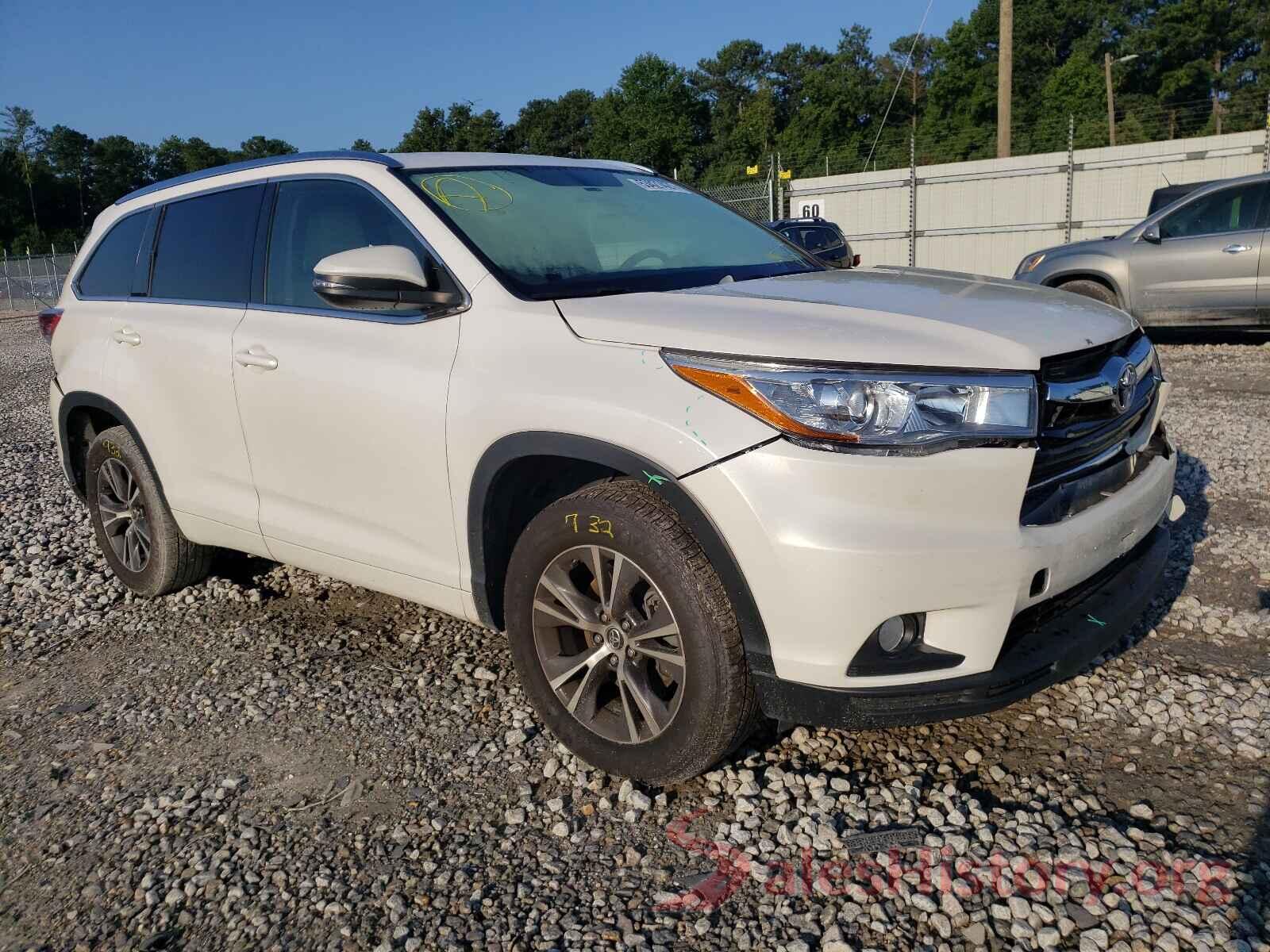 5TDKKRFH4GS121402 2016 TOYOTA HIGHLANDER