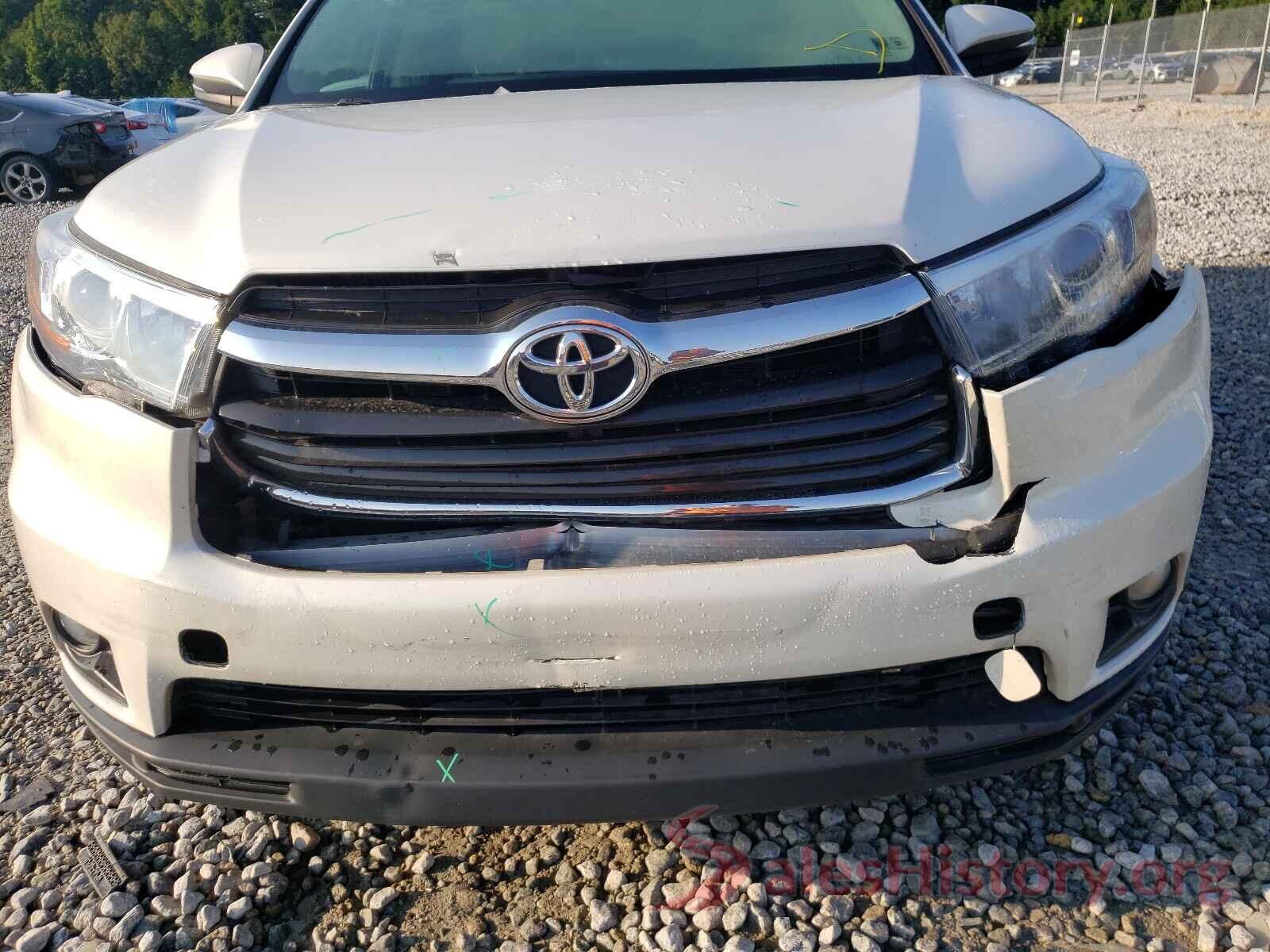 5TDKKRFH4GS121402 2016 TOYOTA HIGHLANDER