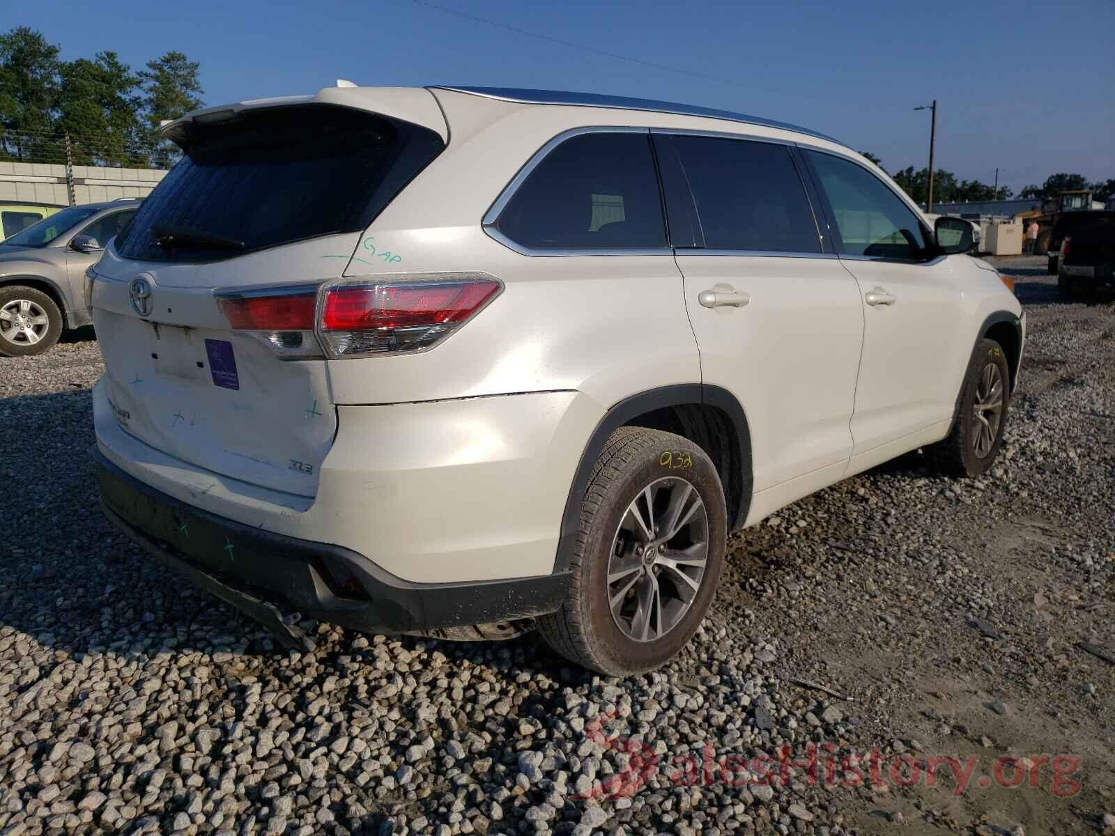 5TDKKRFH4GS121402 2016 TOYOTA HIGHLANDER