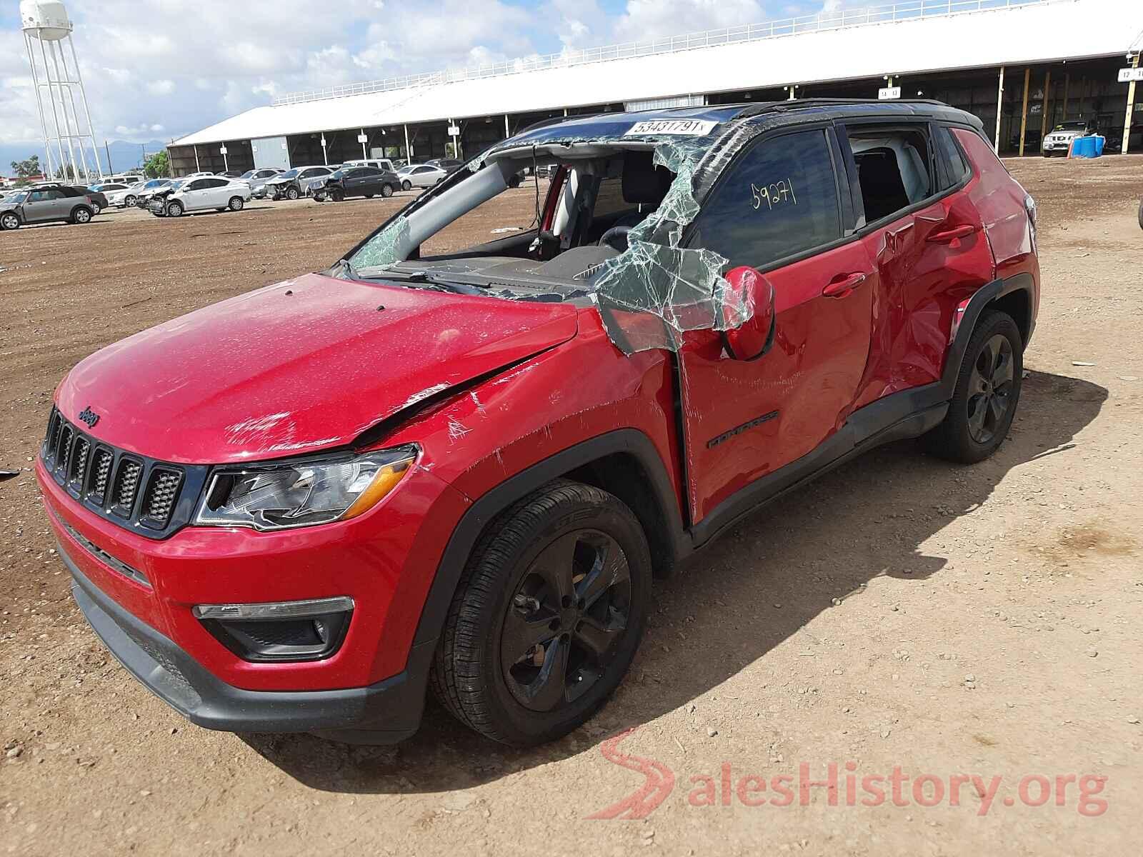 3C4NJCBB9JT407371 2018 JEEP COMPASS