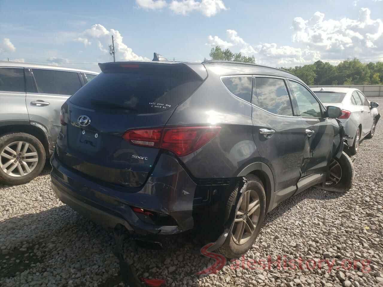 5XYZU3LB4HG484058 2017 HYUNDAI SANTA FE