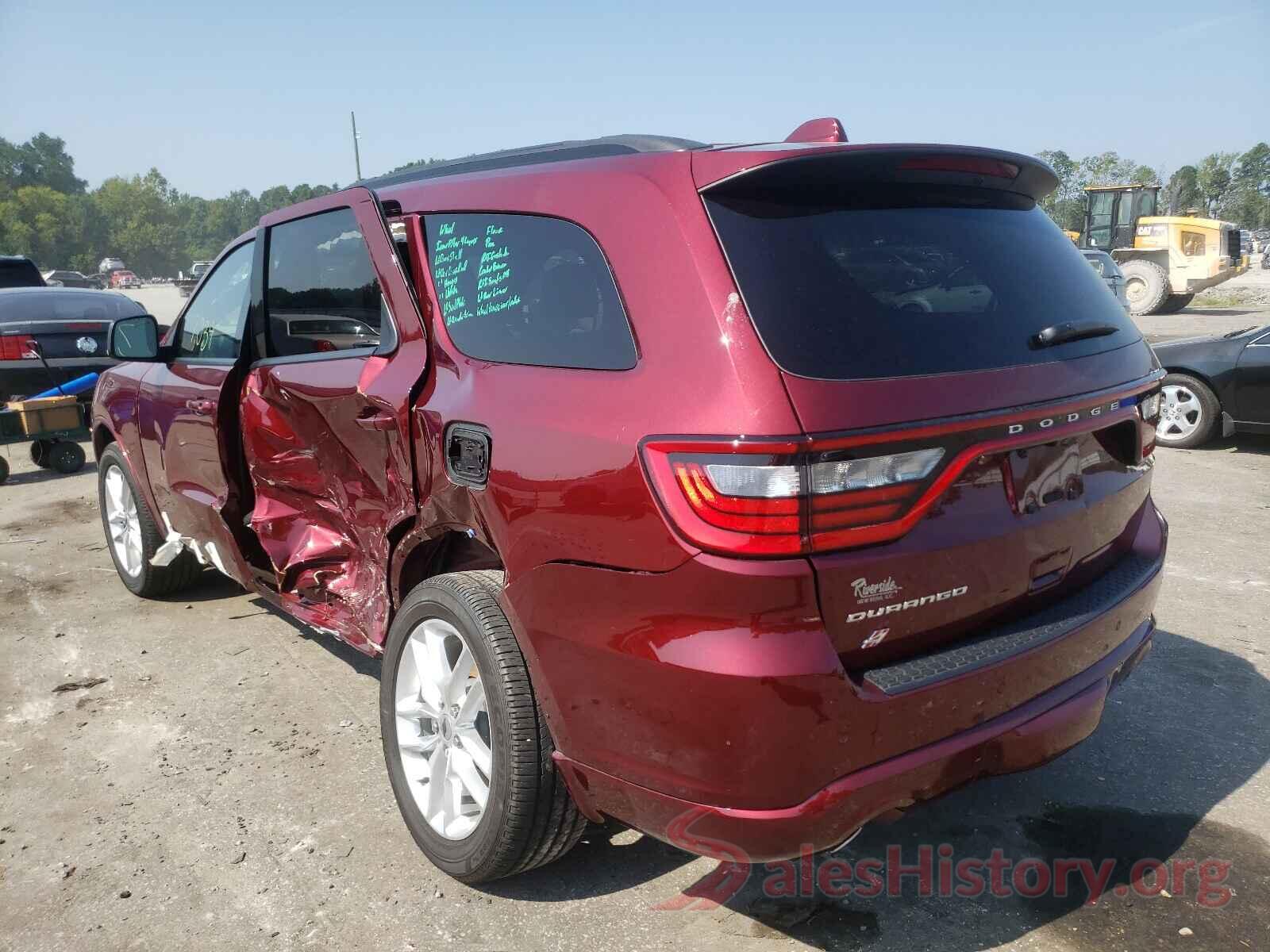 1C4RDJDG9MC627390 2021 DODGE DURANGO