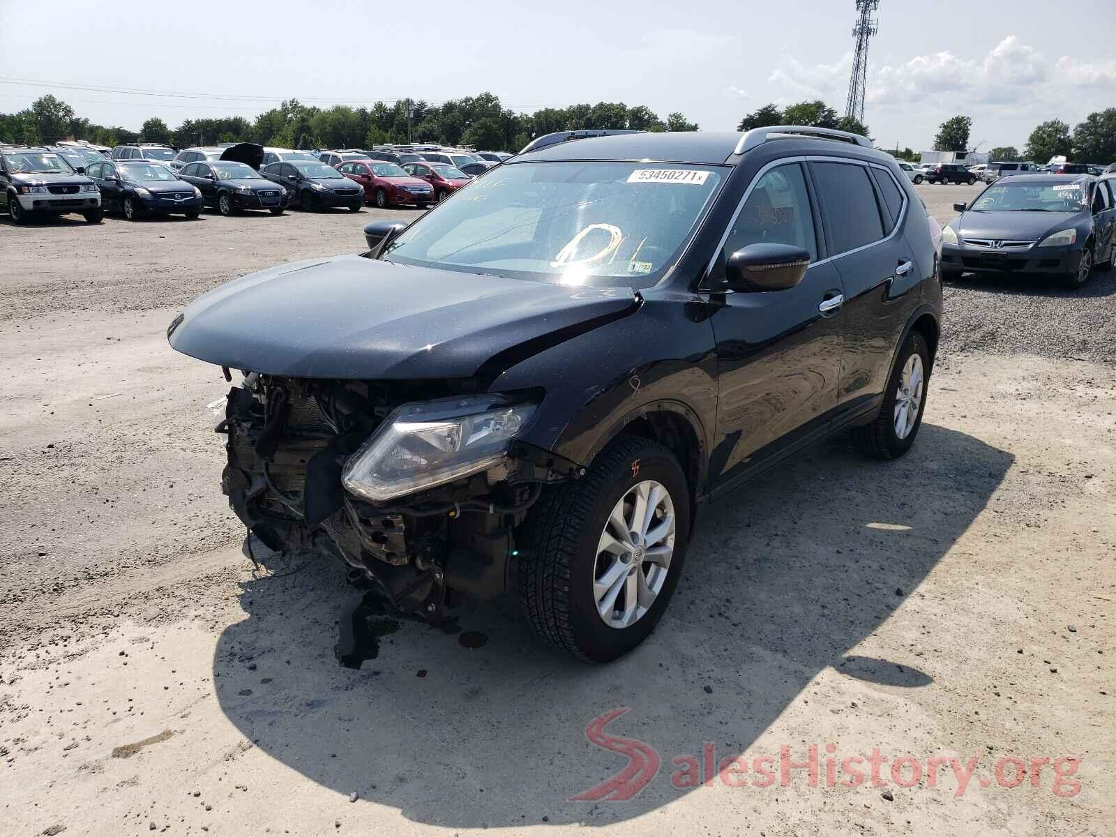 KNMAT2MV4GP601314 2016 NISSAN ROGUE