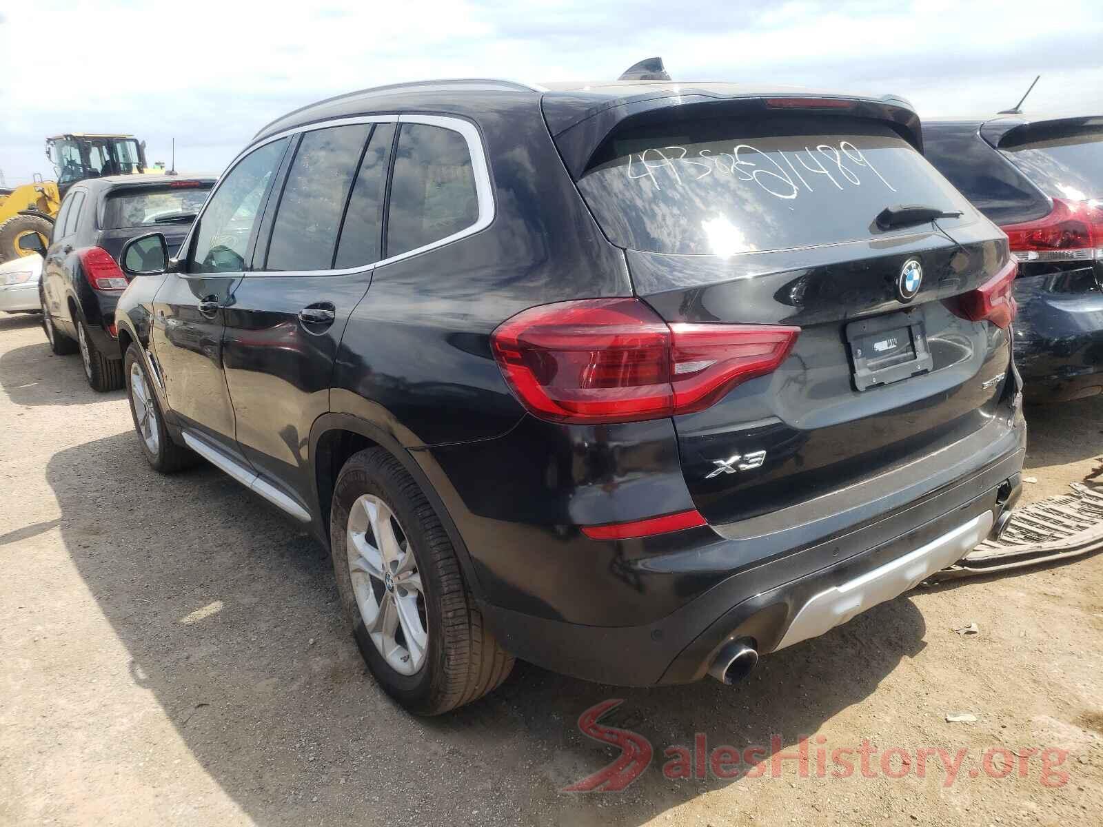 5UXTR7C51KLF34355 2019 BMW X3