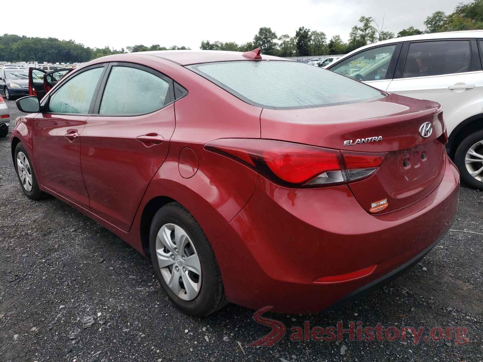 5NPDH4AE5GH686206 2016 HYUNDAI ELANTRA