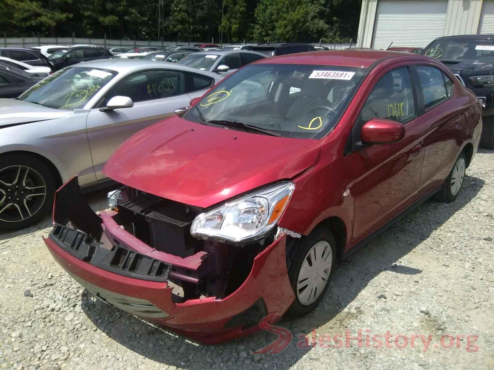 ML32F3FJ5KHF07091 2019 MITSUBISHI MIRAGE