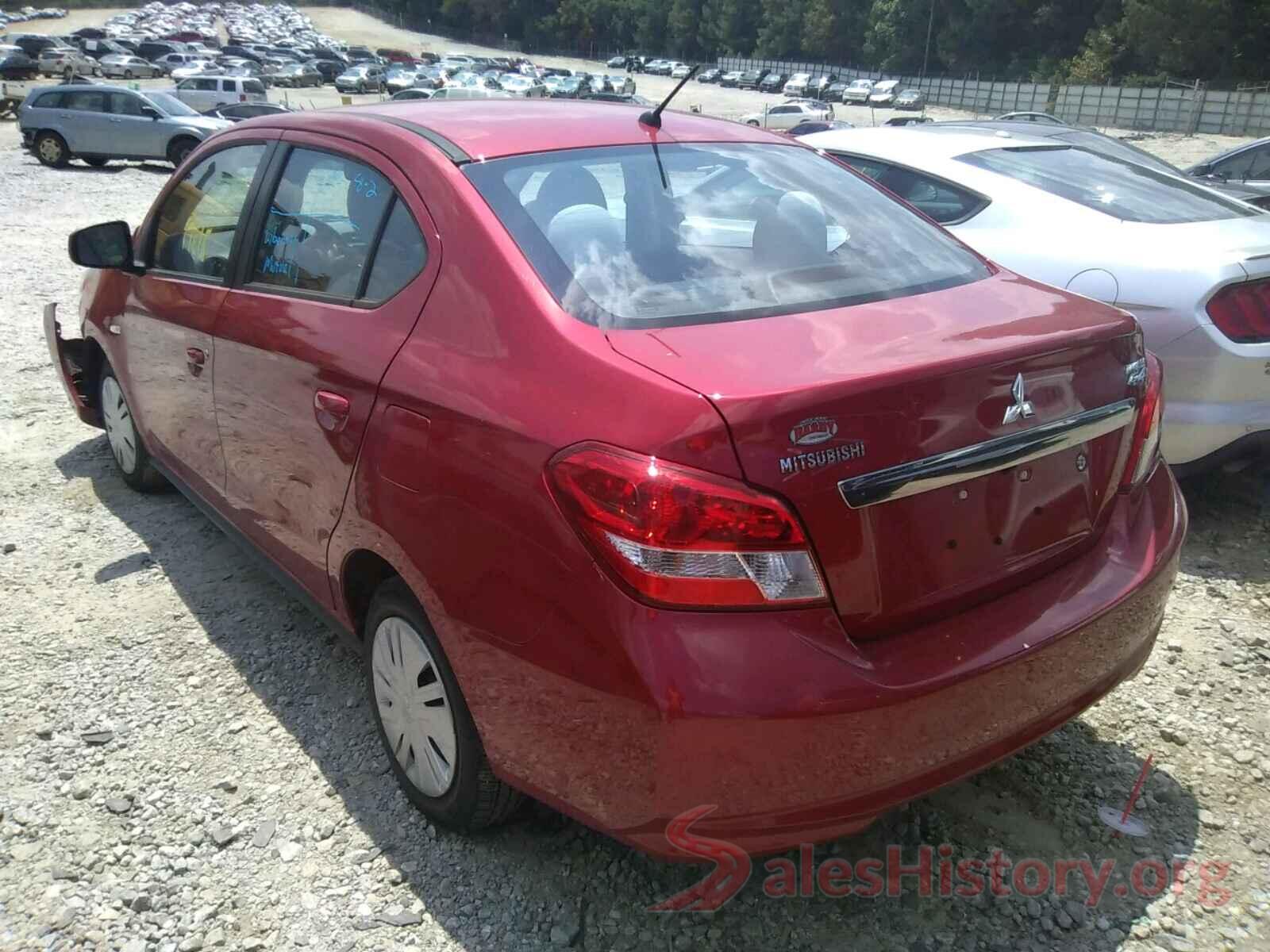 ML32F3FJ5KHF07091 2019 MITSUBISHI MIRAGE