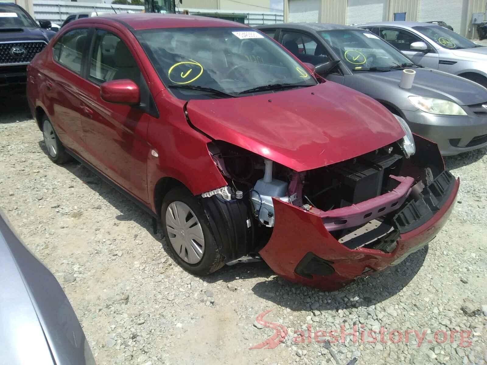 ML32F3FJ5KHF07091 2019 MITSUBISHI MIRAGE